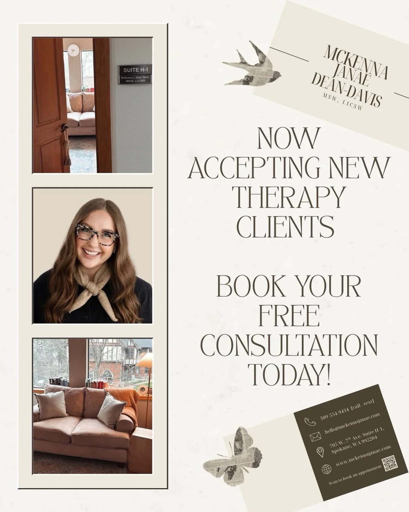 👋🏼 Hi I can&rsquo;t wait to meet you!!!
If you&rsquo;ve been thinking about starting therapy&hellip;consider this your sign. 🪧 Book your FREE consultation today, trust me your future self will thank you!
__
#therapy #WAtherapist #selflove #therapi