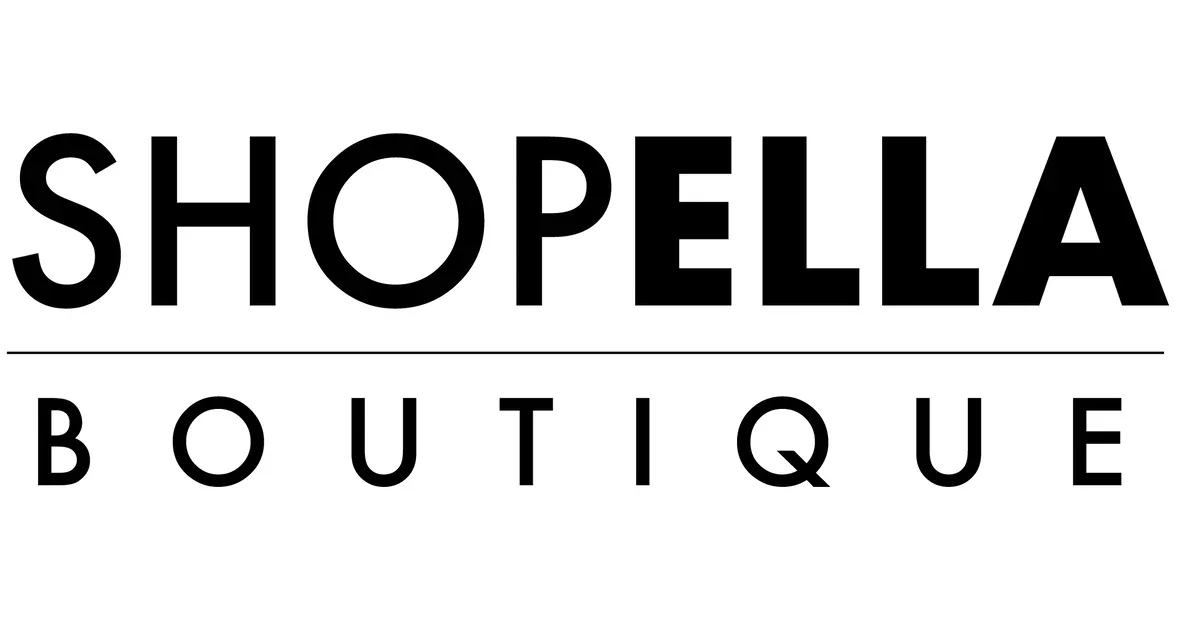 A logo with the text "SHOPELLA Boutique" in black text on a white background.