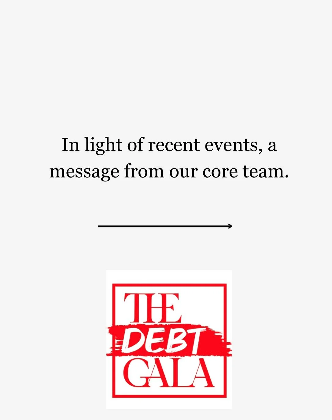 we interrupt our scheduled countdown programming to bring you this note from our Debt Gala core team in light of recent events.

happy 2026 folks