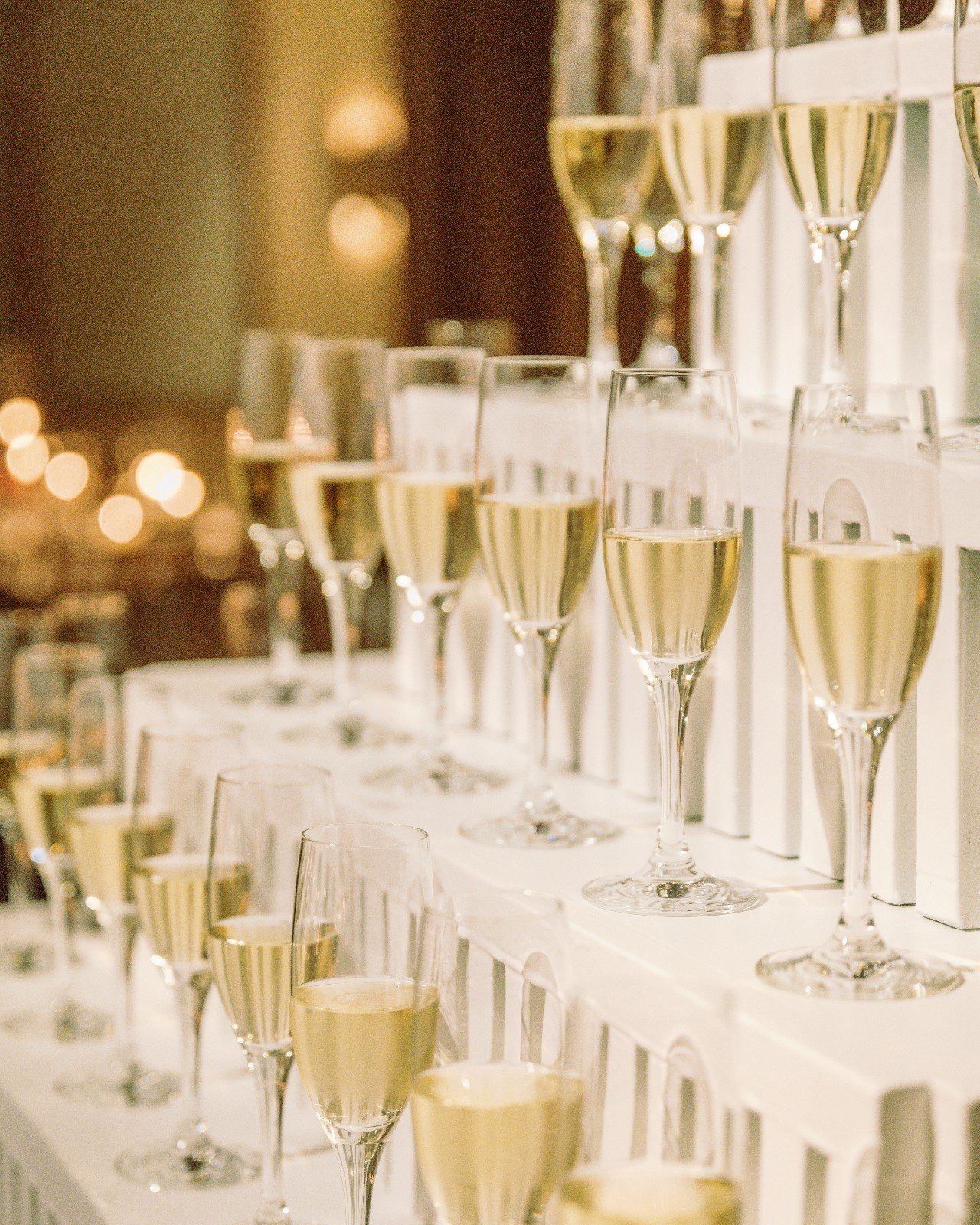A tower that can do both! From overflowing champs to assorted mini sweet treats, this showstopper from @toptiereventrentals was the perfect touch to K+B's reception space 🍾🍰

Planning &amp; Design - @weddingsbystardust
Acrylic Signage - @huskyhouse