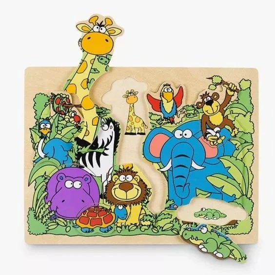 Wooden Jungle Puzzle - 11 Piece