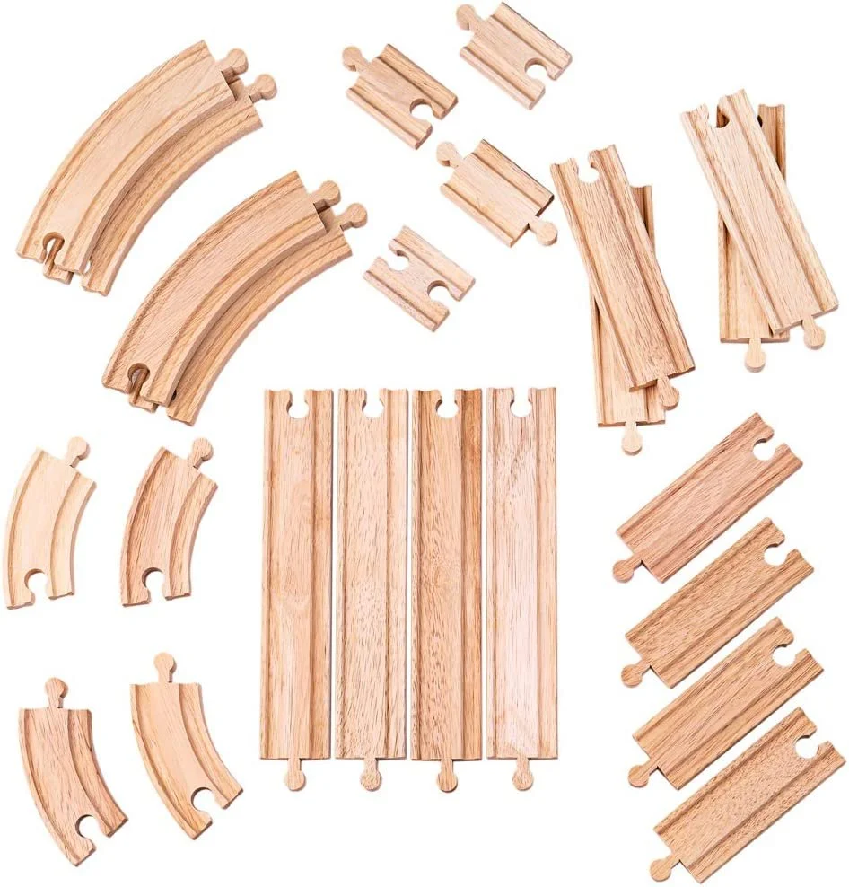 Straights &amp; Curves Track Pack - 24 play pieces