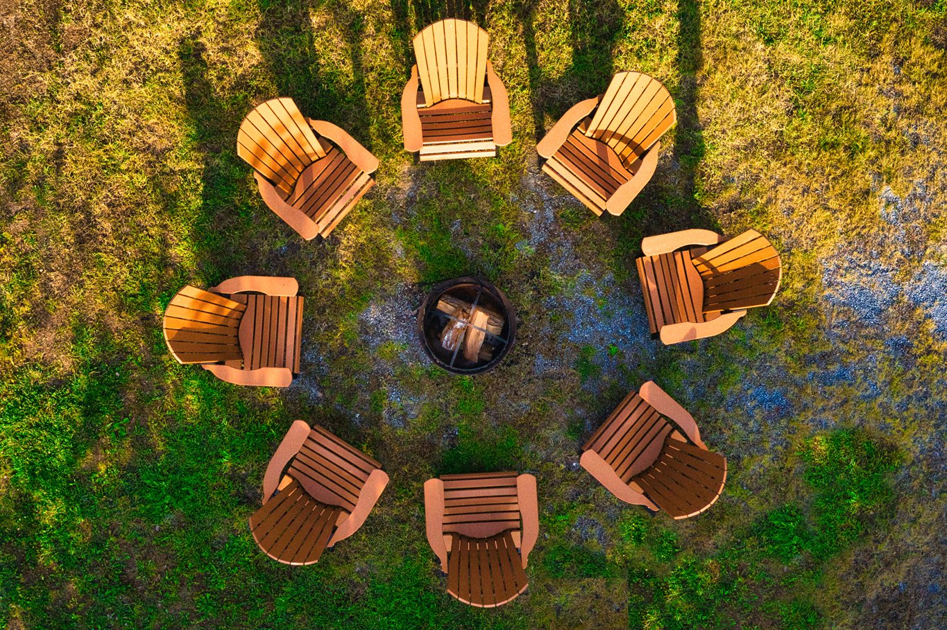 waterfront firepit