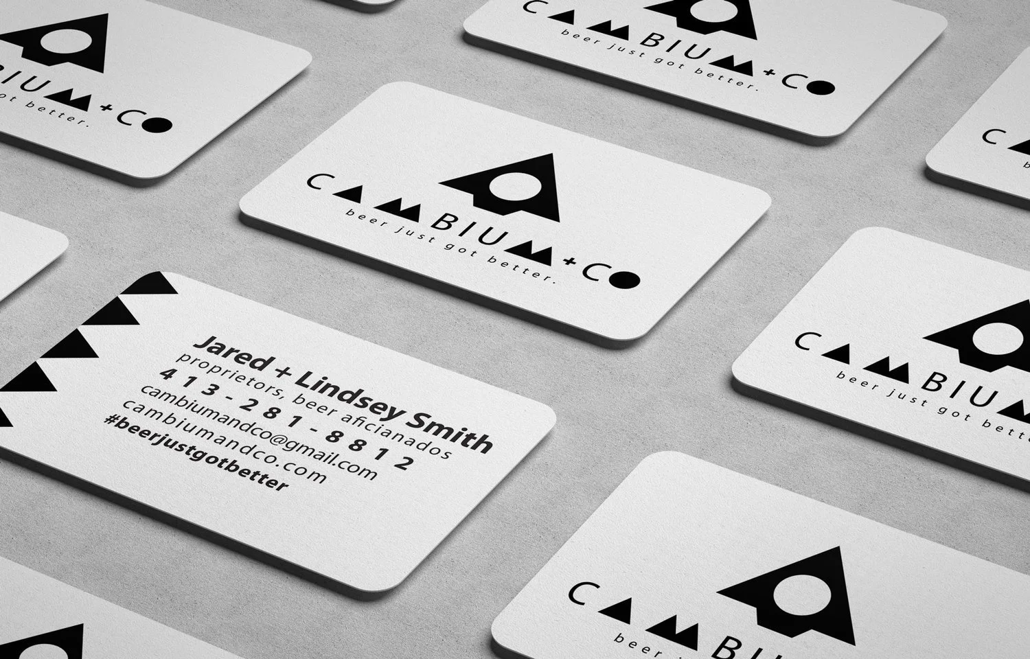 business card designs for a company in the Berkshires, Otis Massachusetts