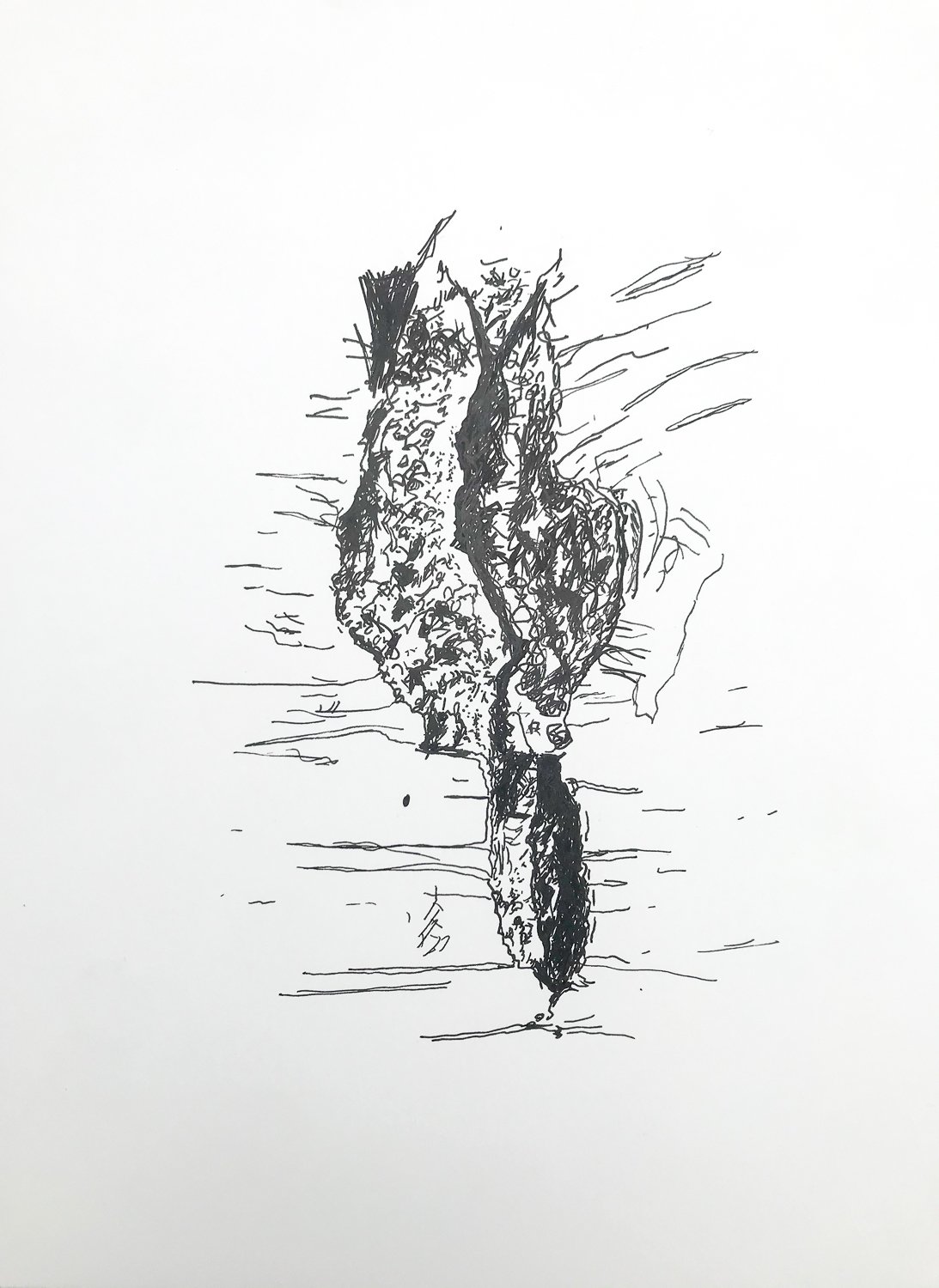 Vulva, 2022, pen on paper, 210x297mm
