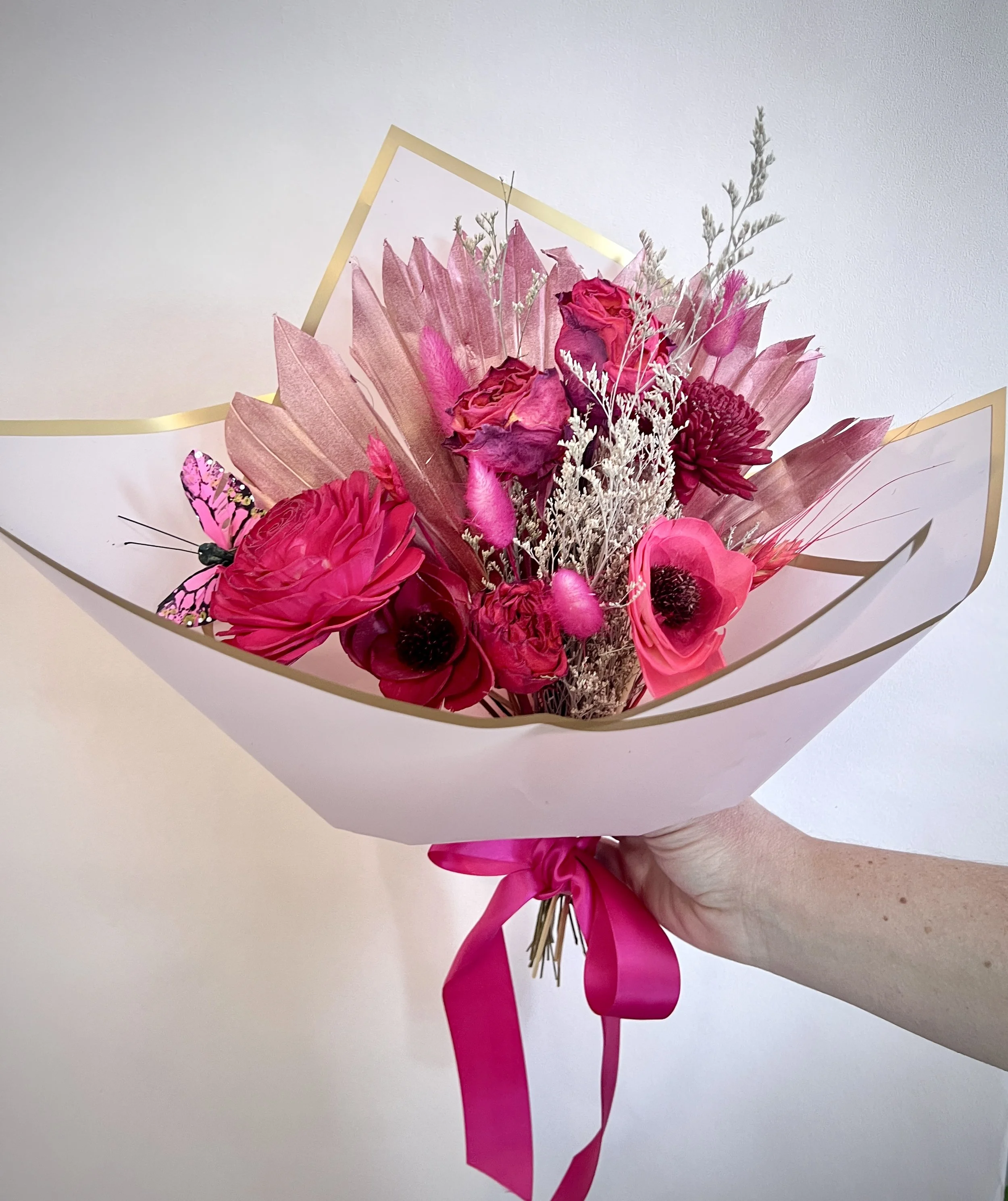 Sweetheart Dried Flower Bouquet