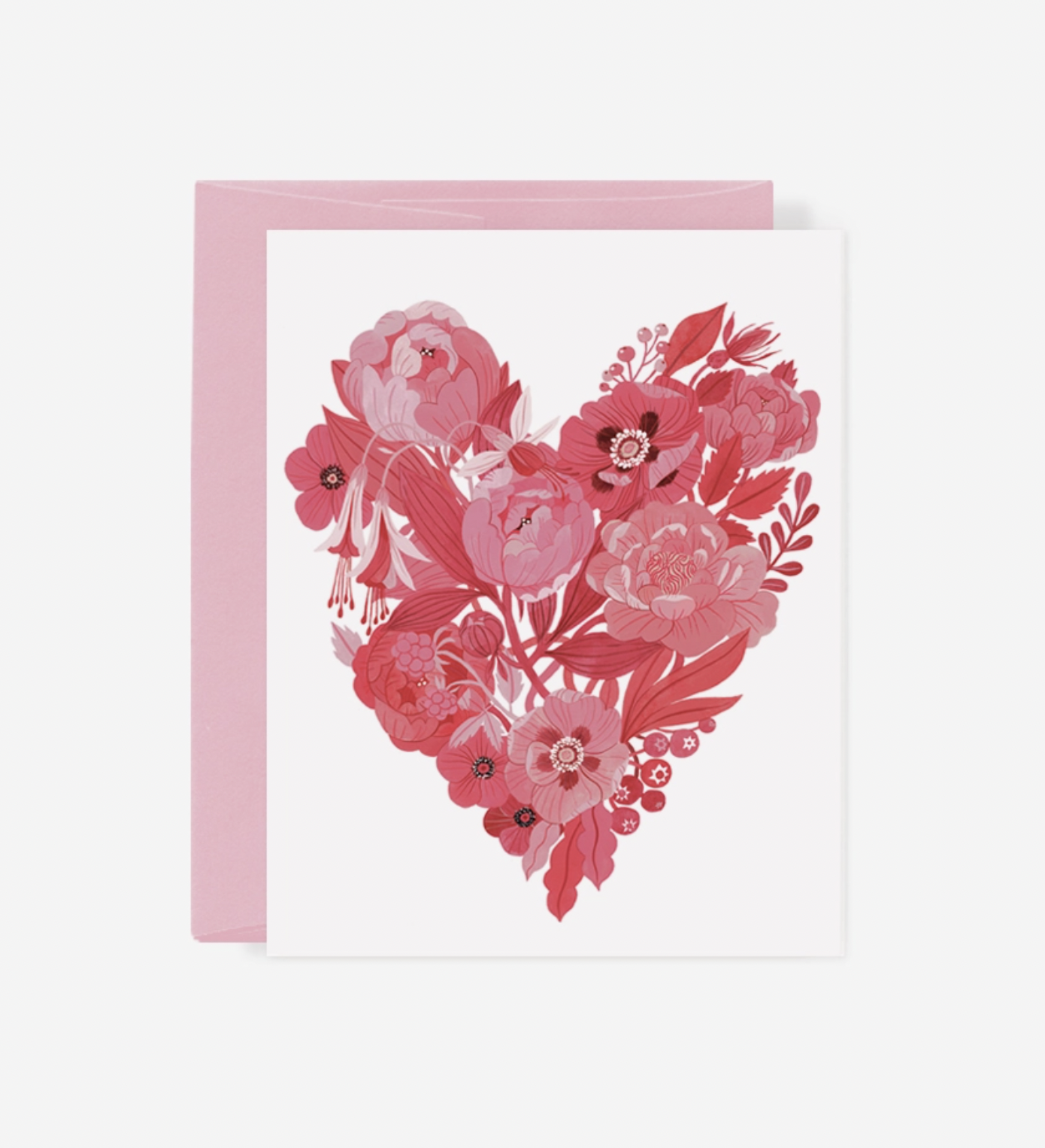 Heart Floral Card