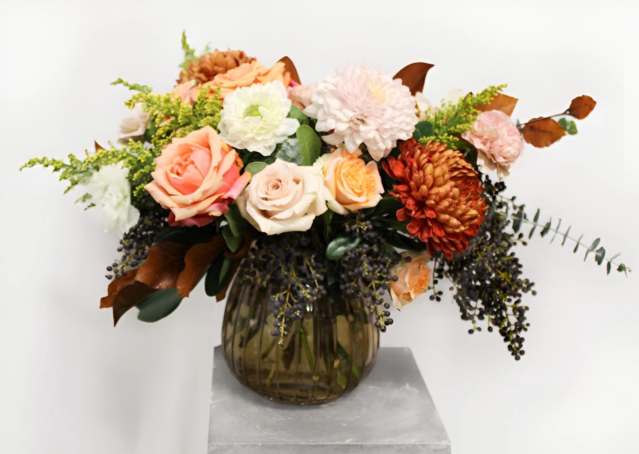 Cyder Vase Round Centerpiece