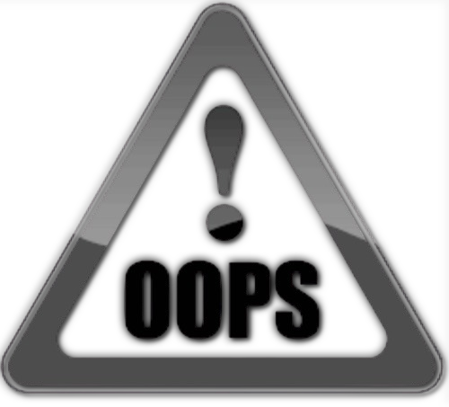 OOPS! Error handling