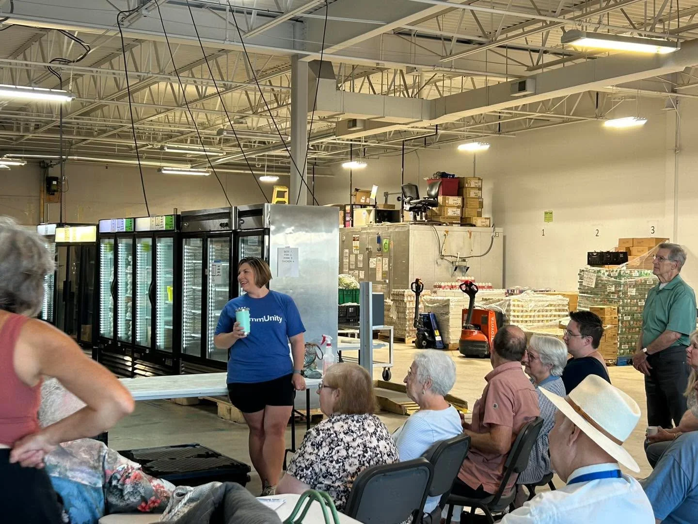 This morning we held our meeting off-site at CommUnity Crisis Services Food Bank at Pepperwood Plaza. We learned a lot about their operations and impact from Krystal Kabela, then helped with a few small tasks. Thank you for hosting us!

Make it a gre