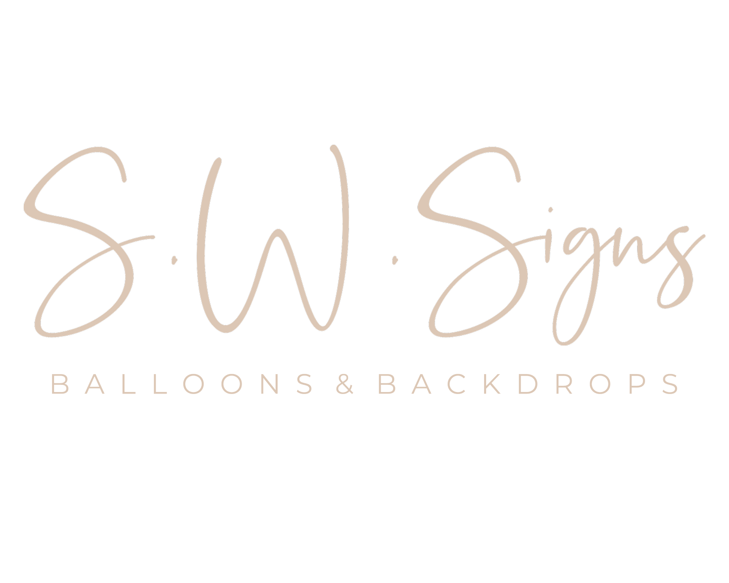 S.W.Signs Balloons and Backdrops