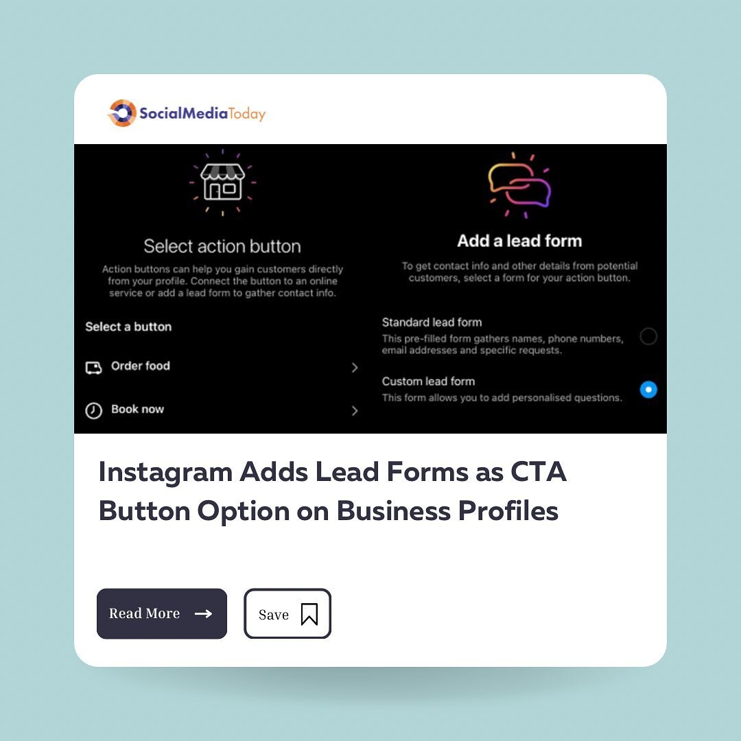 Has anyone used the new CTA Leads Form yet? Our interests have been piqued&hellip;

Link to the story in our bio. 

#digitalmarketing #socialmediamarketing #mentalhealth #mentalhealthmatters #mentalhealthadvocate