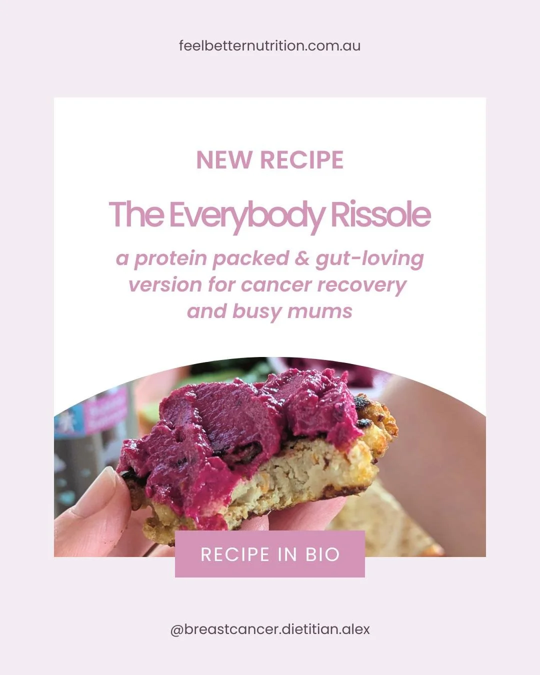 High-Protein, Gut-Friendly Rissoles (Kid-Approved!)
Let’s be honest — feeding yourself after cancer treatment is hard enough. Add fussy toddlers into the mix, and it’s a miracle anything makes it to the table.
In true form, I went