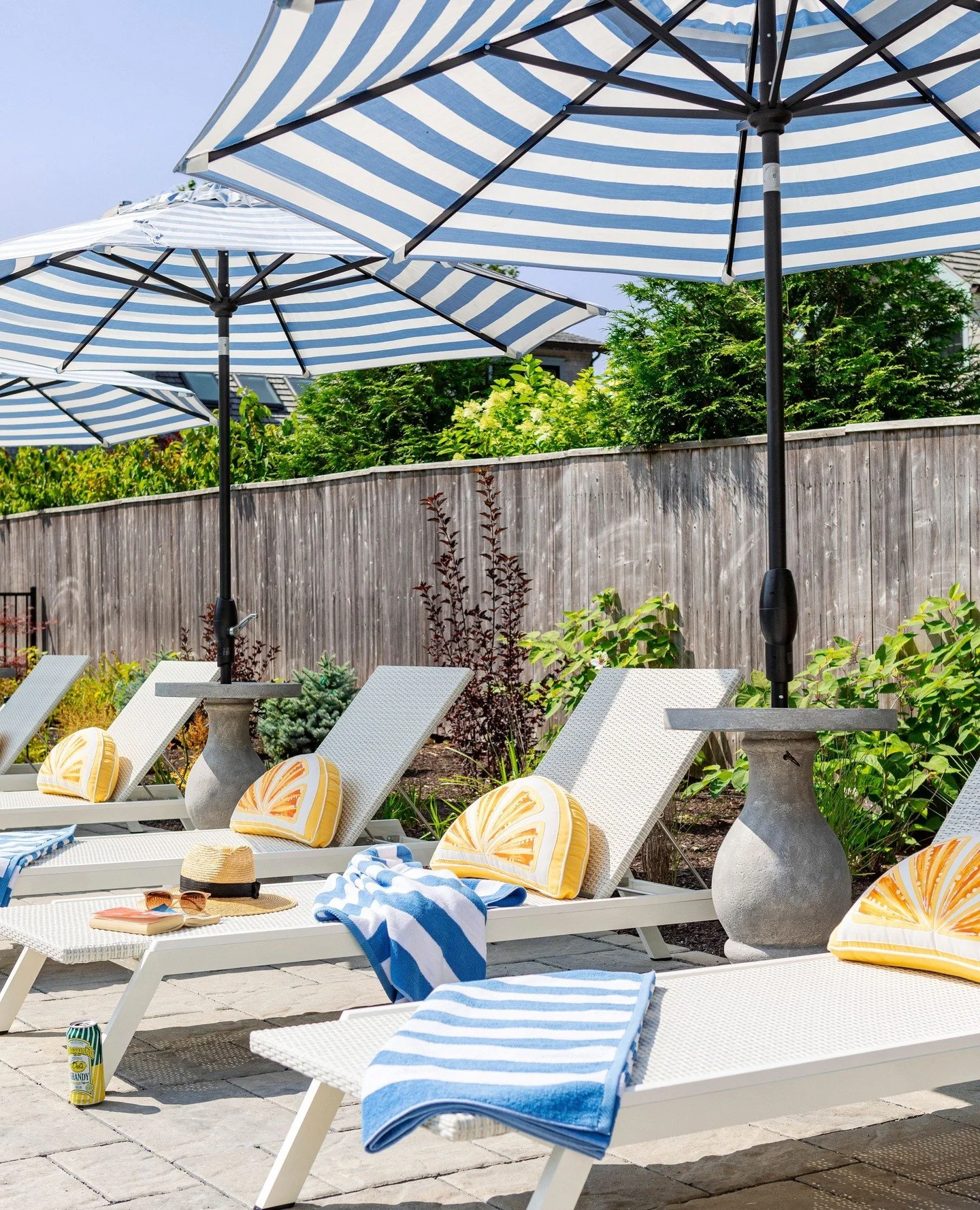 The last long weekend of summer is best spent poolside with a little sun, a little shade, and nowhere else to be. ⁠
⁠
Wishing you a beautiful Labor Day weekend and a few more slow summer days ahead. #BlakelyInteriorDesign⁠
⁠
Design: @blakelyinteriord