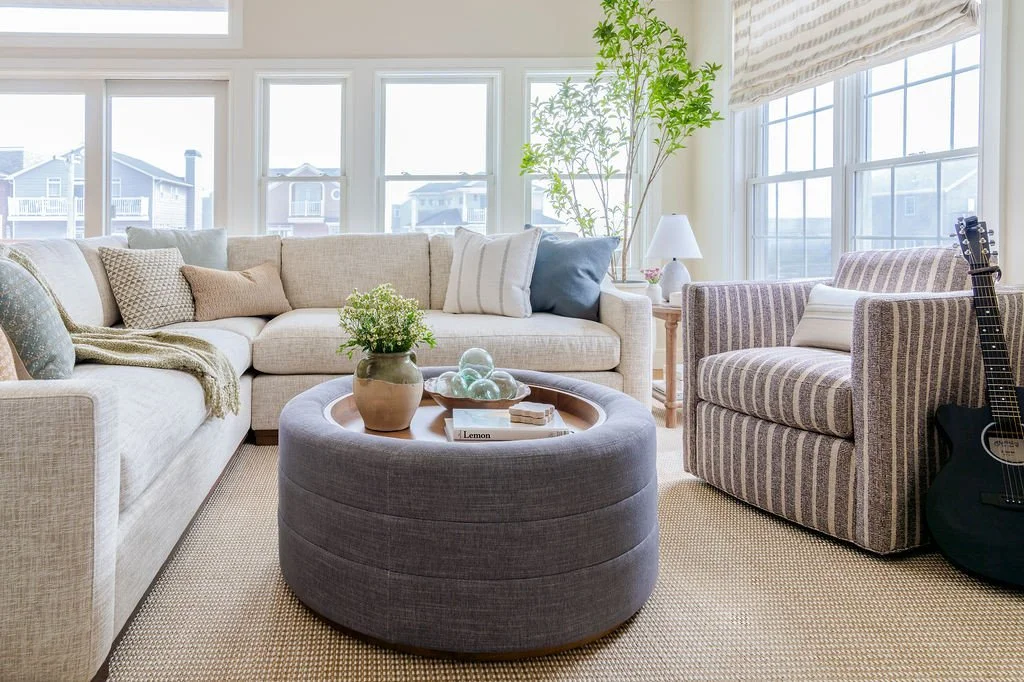 The kind of room where guests settle in and stay awhile.⁠
⁠
At Jerusalem Heights, our clients wanted a space where hosting felt relaxed and guests could make themselves comfortable. We designed the family room with that in mind, making conversation e