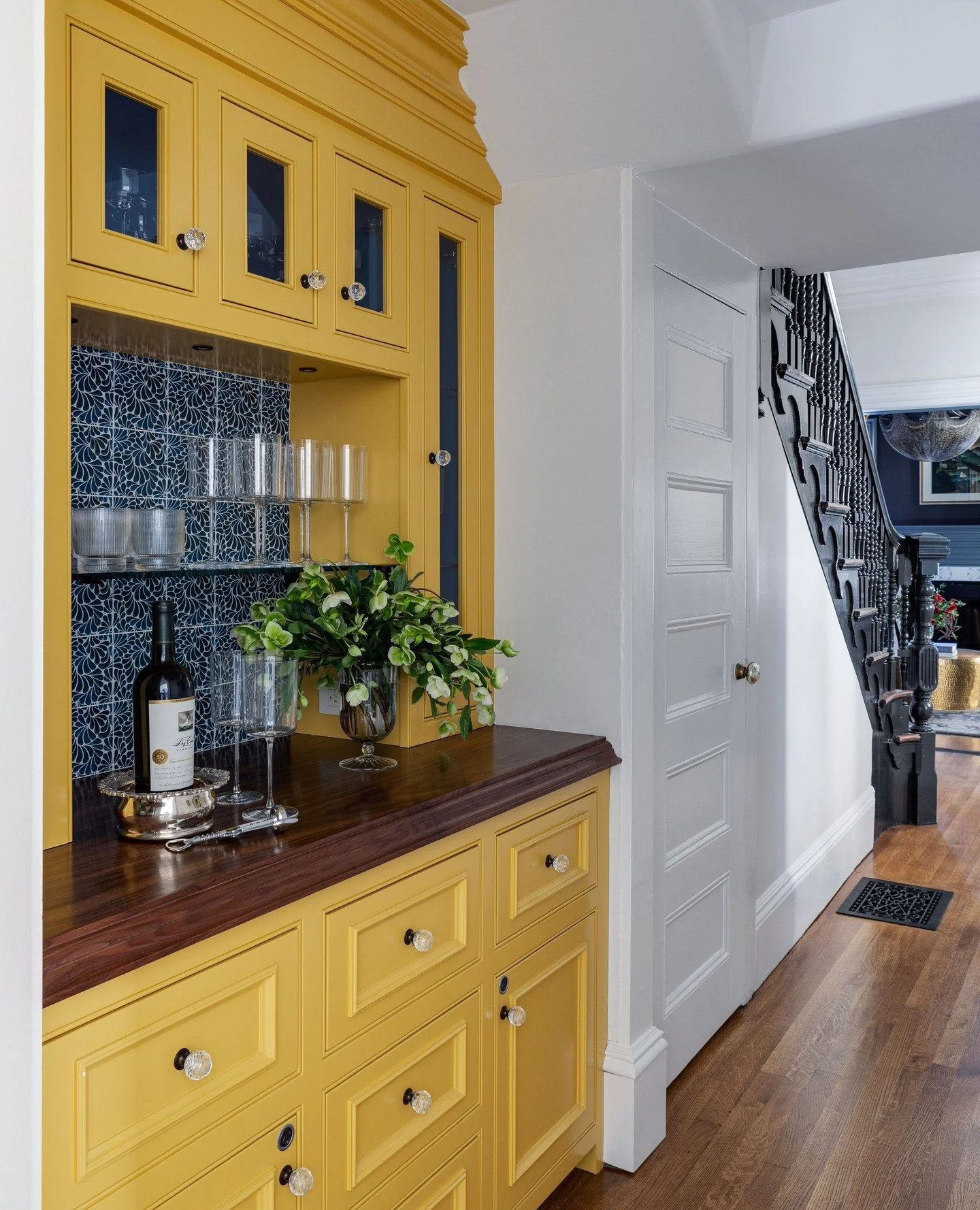 There's no better time of year to appreciate a historic home in Salem than in October. Rich in architectural detail and historic charm, this 1871 French Mansard Victorian certainly had no shortage of character.⁠
⁠
Our approach was to celebrate the ho
