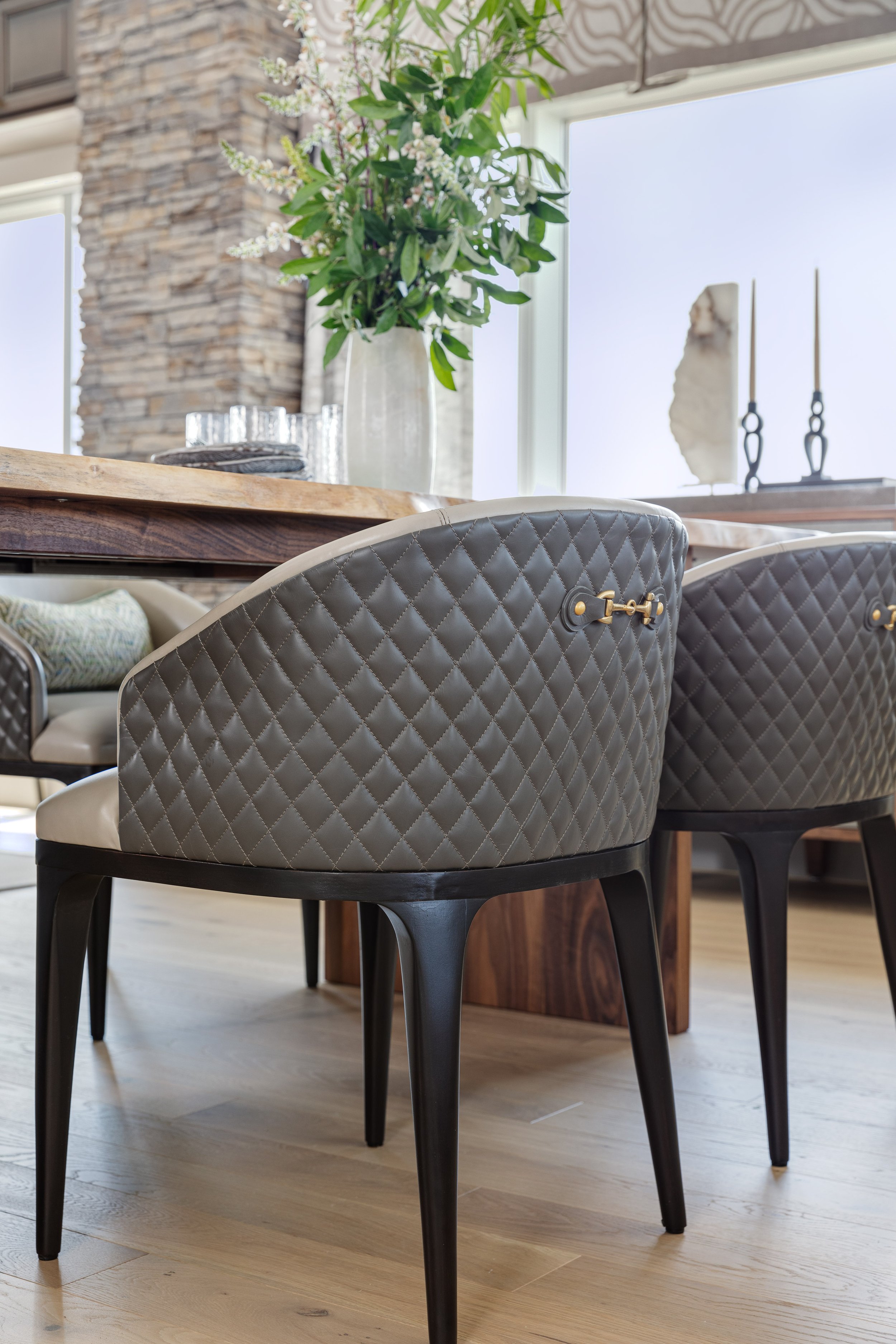 Curated visual reference: Penthouse Dining Room Interior Design For Small Spaces Reference: Downtown Penthouse