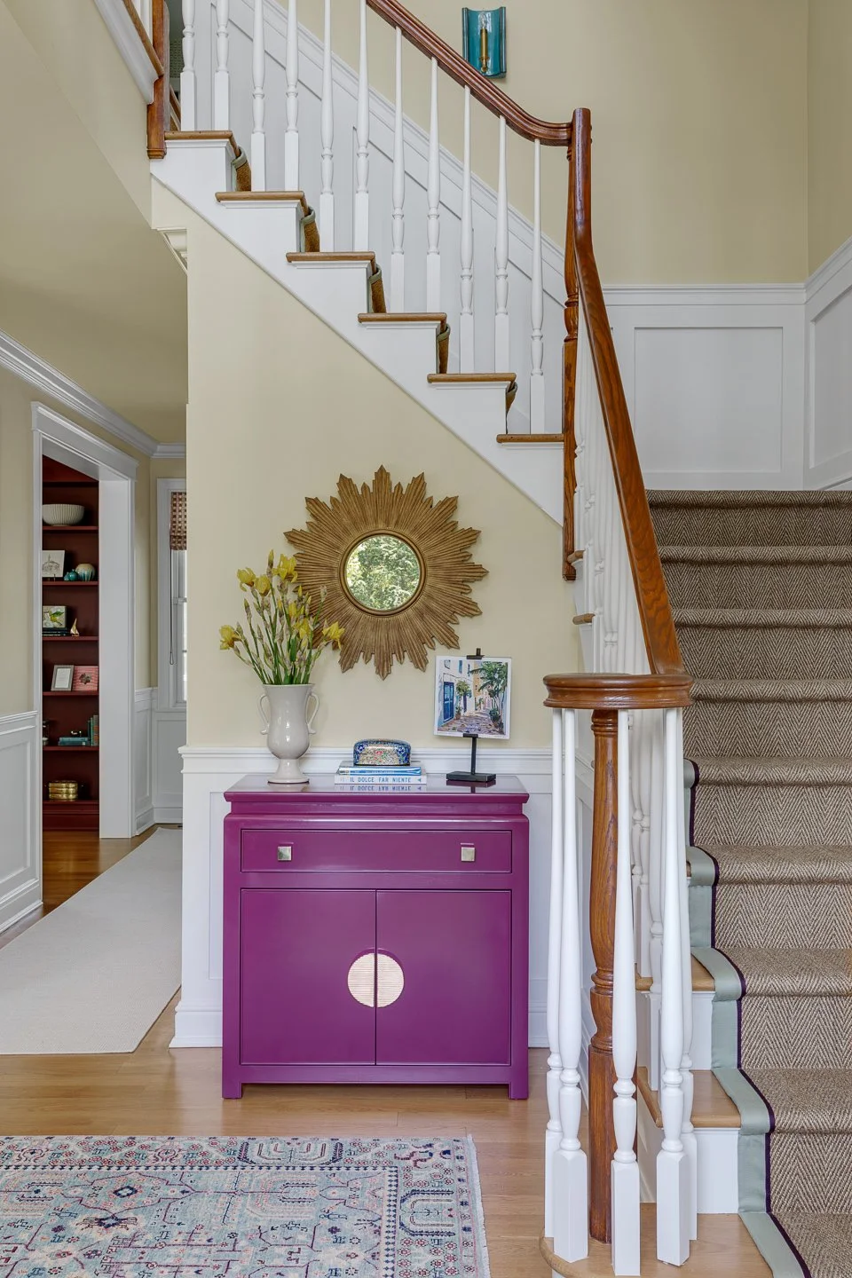 stonington-ct-entryway-purple-console.jpg.jpg