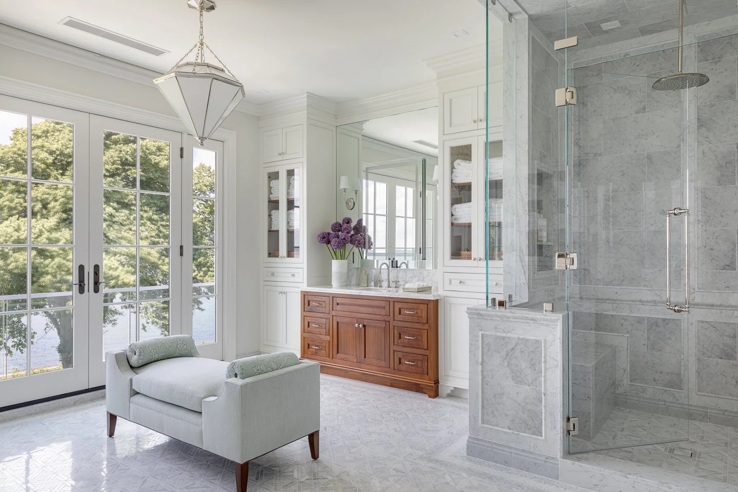 Beautiful marble walk in shower with ocean views.jpg