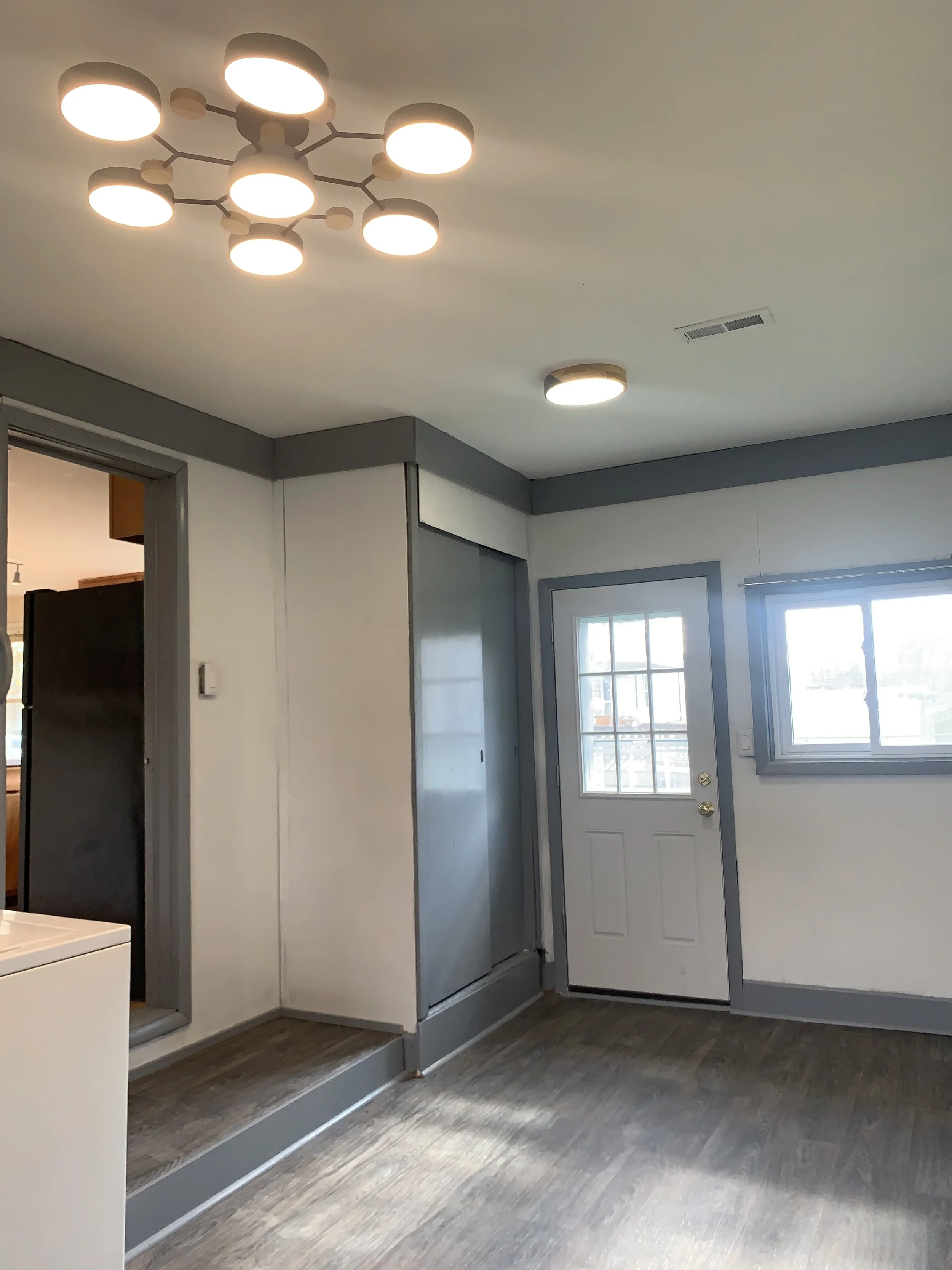 New light fixtures &amp; ceiling fans