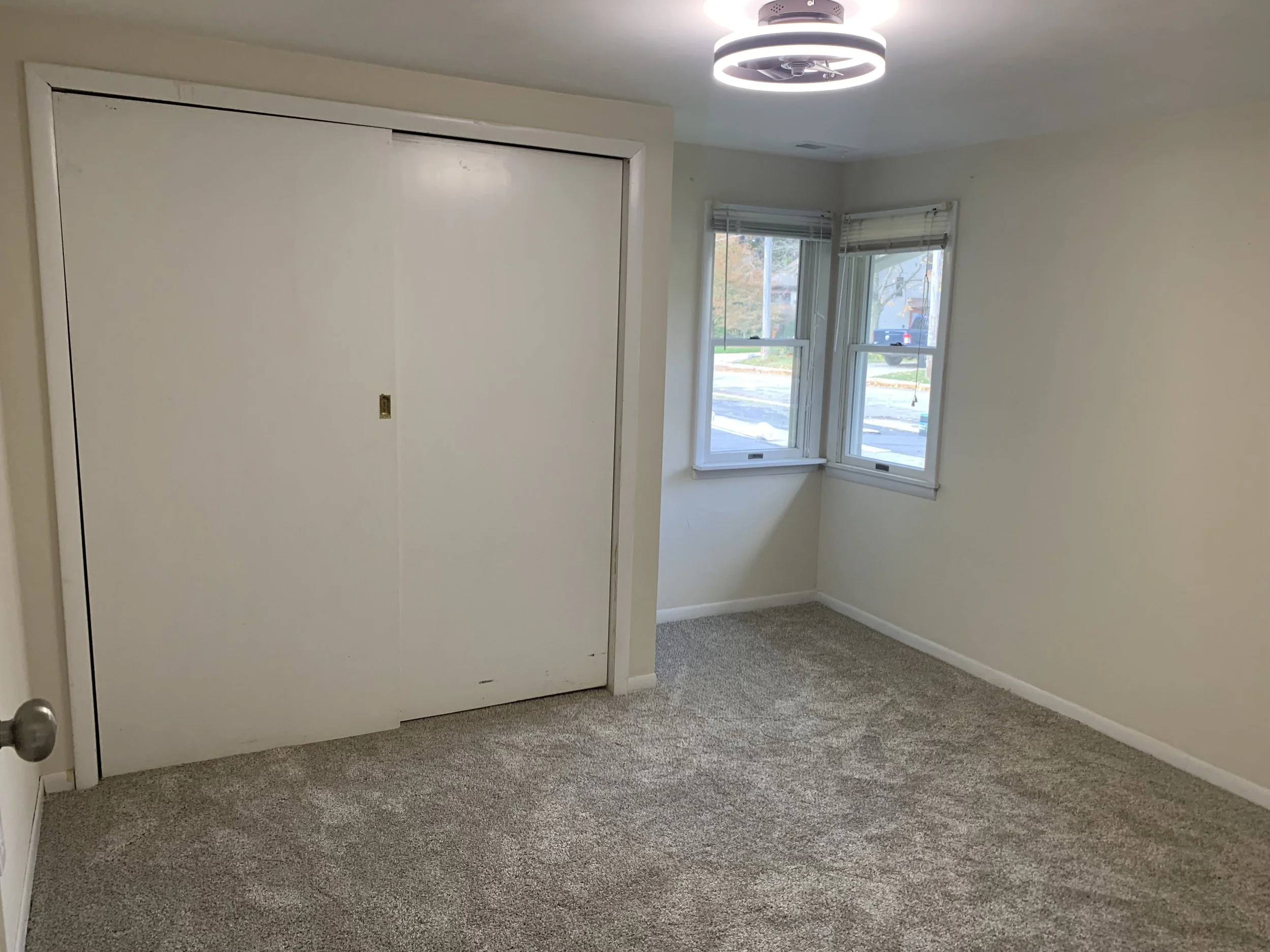 Spacious bedrooms