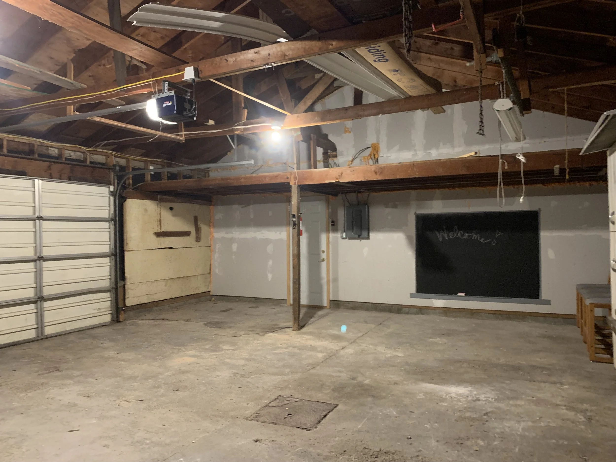 Large garage