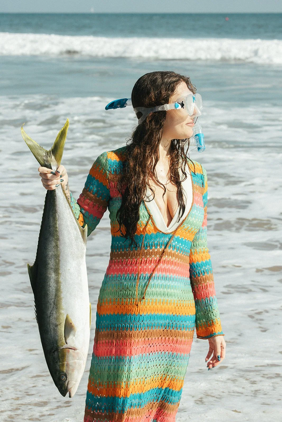 7. could be a caption about what's on the menu tonight, if you have tuna or whatever this is... "line caught yellowfin tonight"