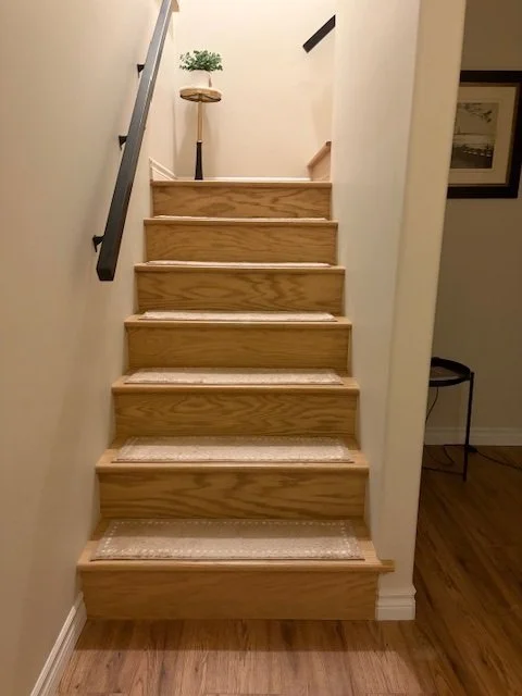 Oak stairs – supply install and stain