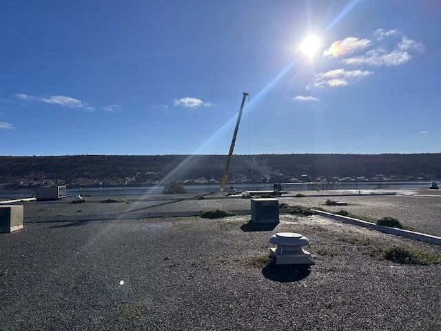 Harbour Grace, NL removing air handling units