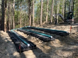 Stepped Eljen In-Drain Leach Field