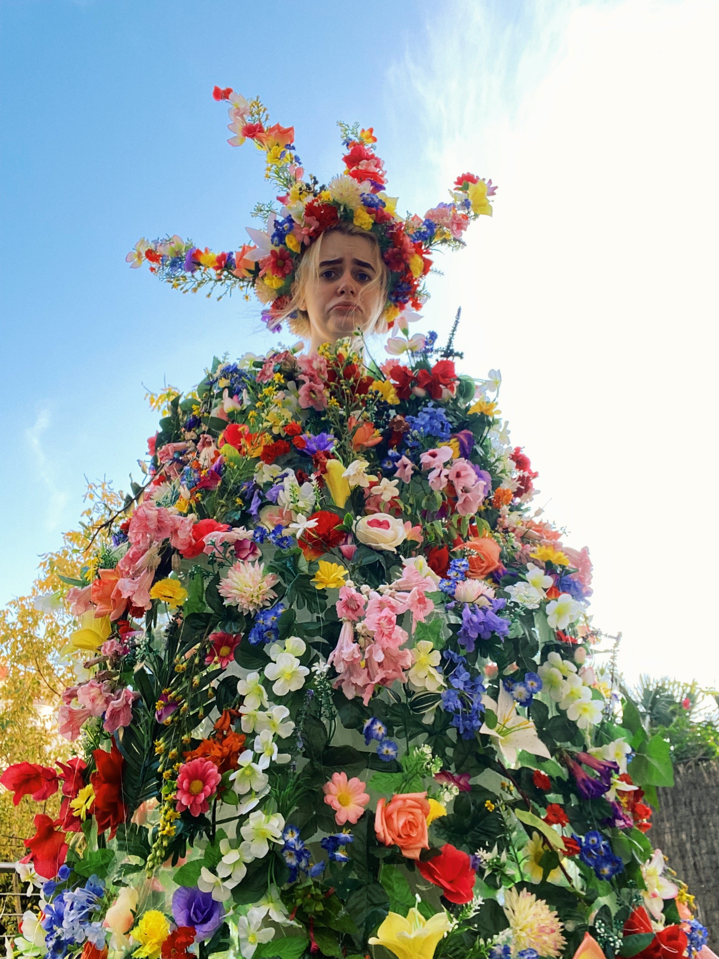 May Queen from Midsommar - crown and dress construction