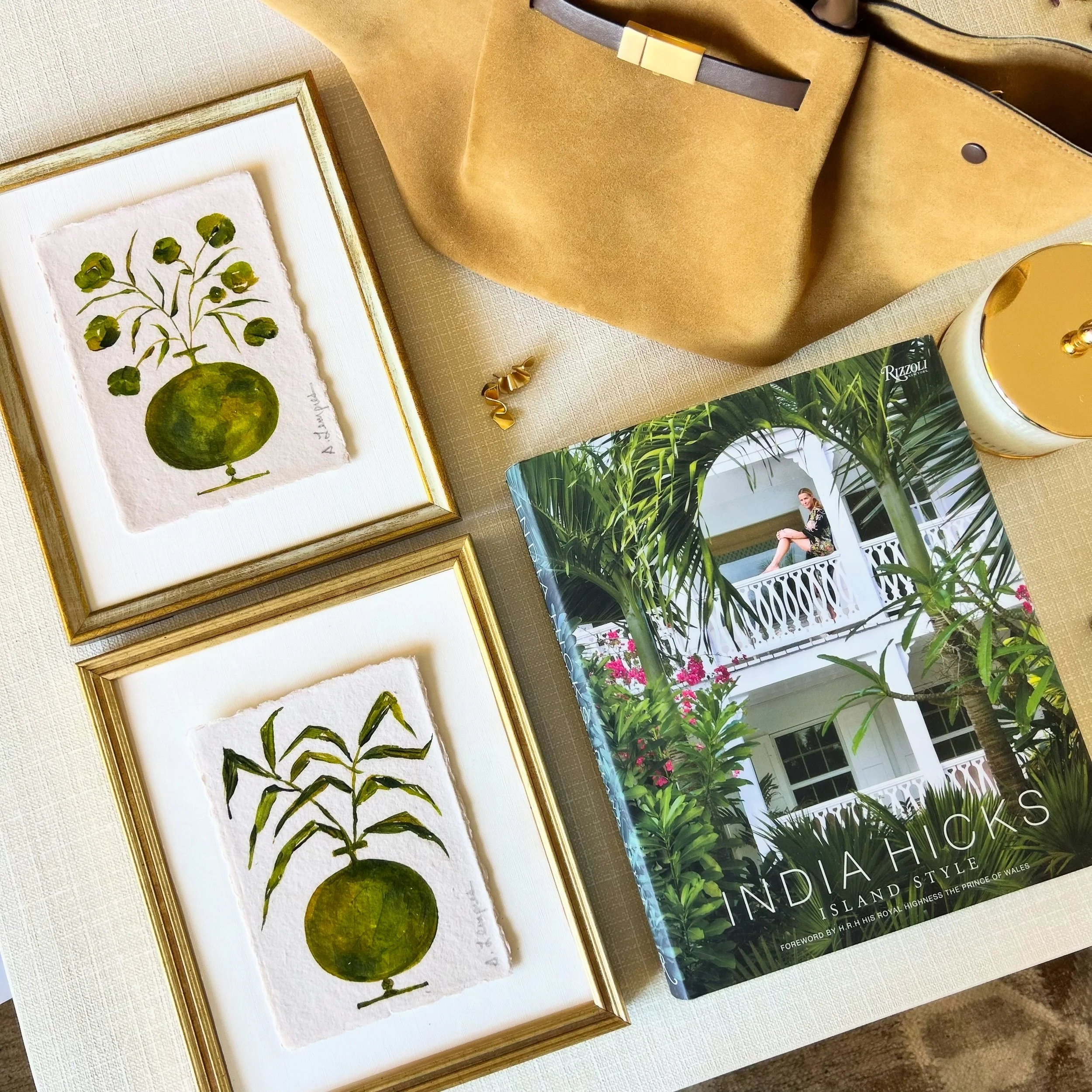 Botanique Vert, Petite - Pair No. 6