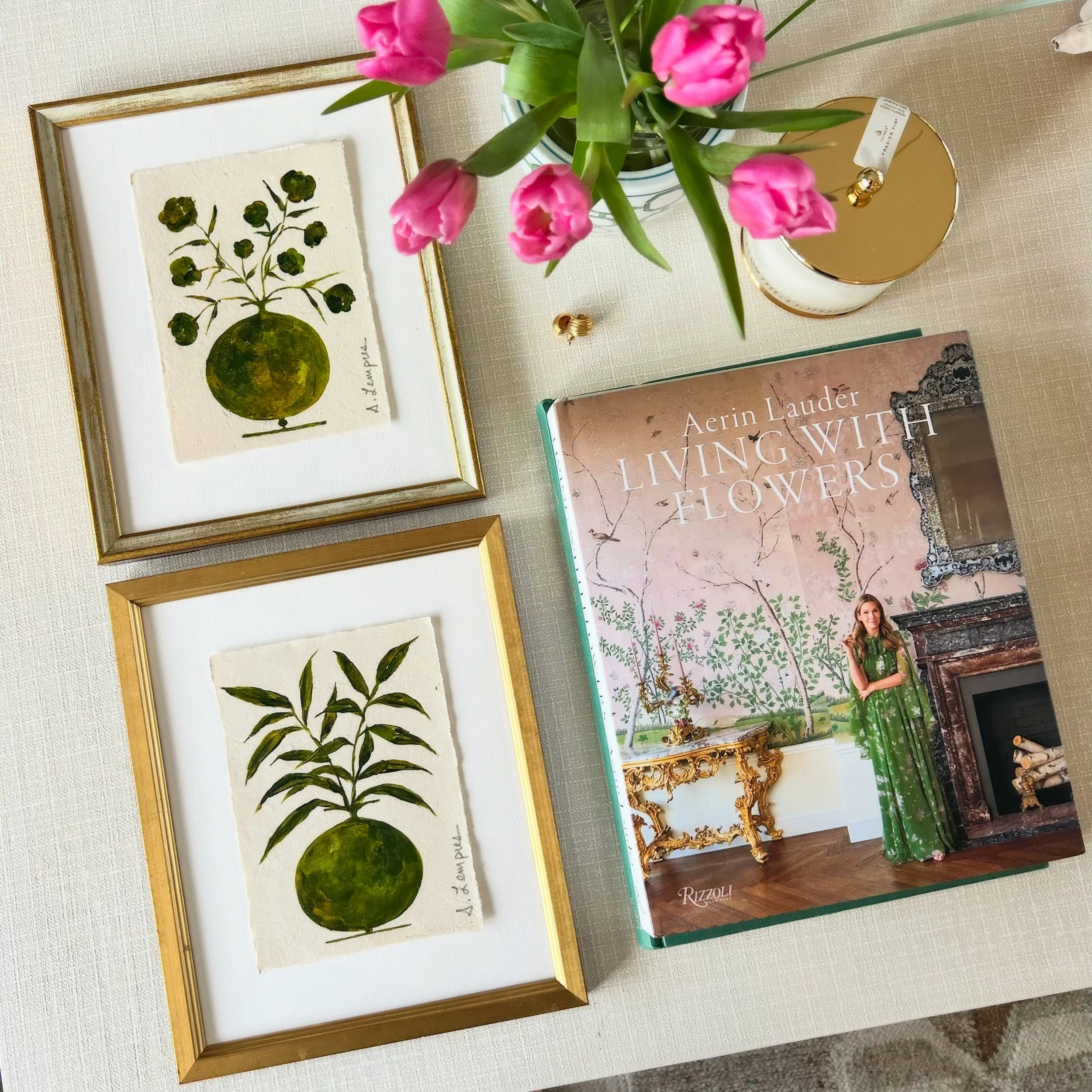 Botanique Vert, Petite - Pair No. 9