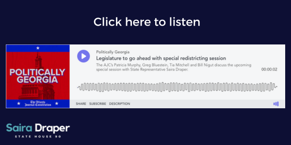 Special Session on Redistricting