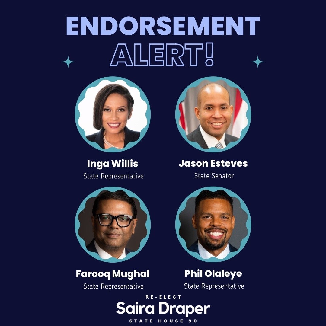 Endorsements keep rolling in! So glad to have the support of my colleagues who I have worked side by side with in the legislature.

#HD90 #GaPol #VoteSaira