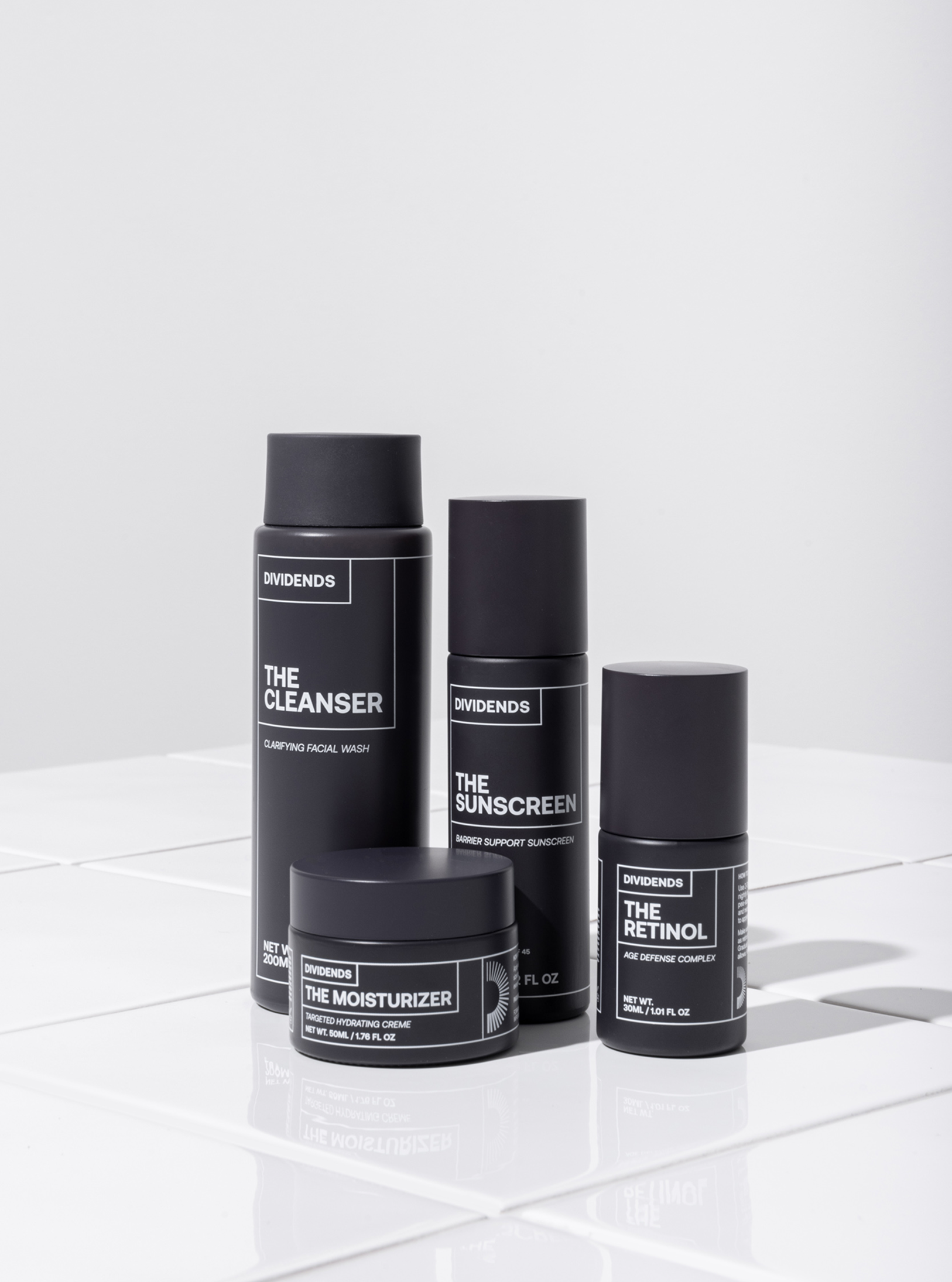 Application of The Complete System – step-by-step men's skincare routine