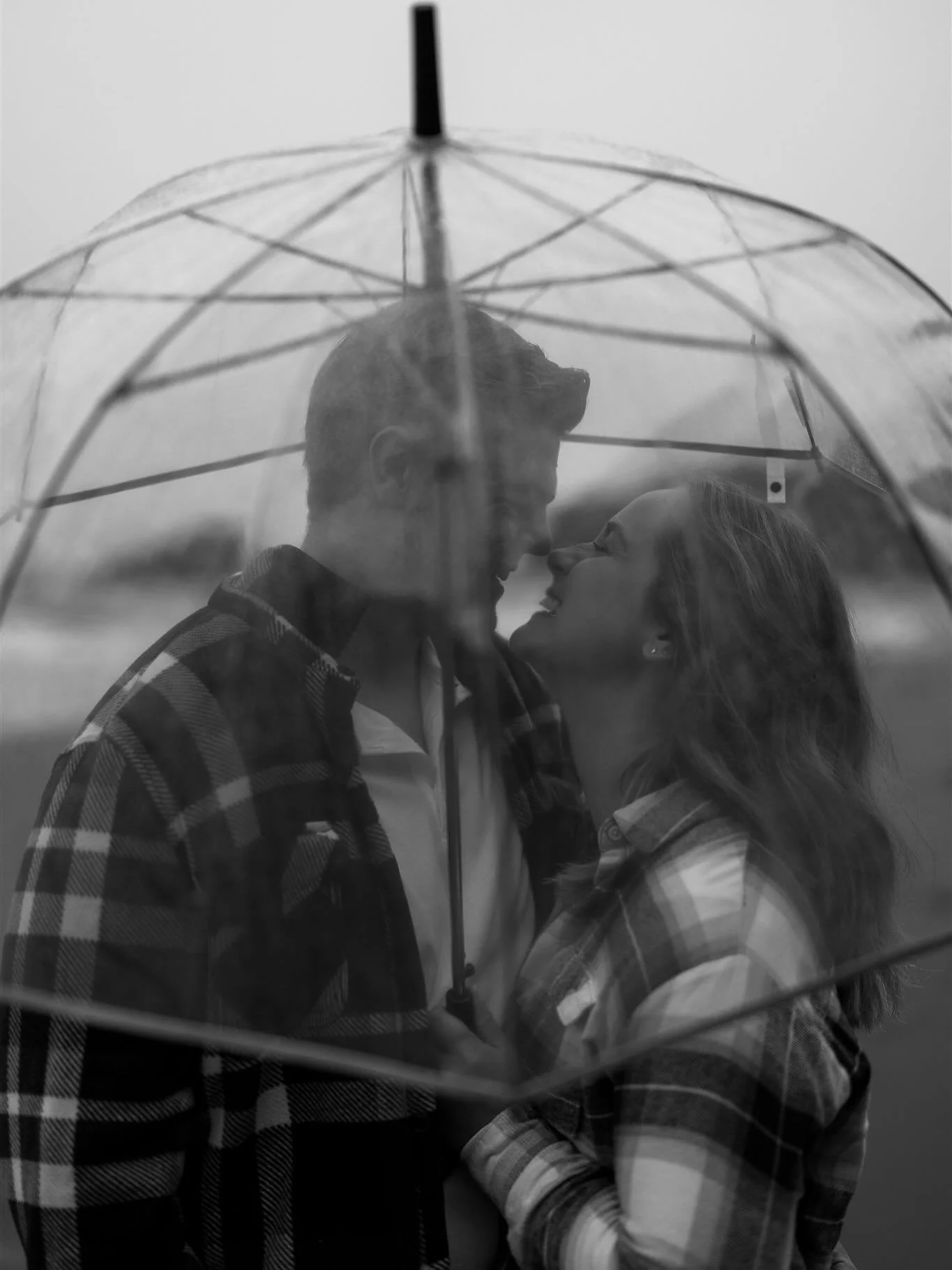 M &amp; L win the 🏆Trooper Award 🏆 for this engagement session! We expected late summer, sunny weather and boy did we get full blown, fall DOWNPOUR. But these two smiled through it all, literally danced and played in the rain! My wife made me watch