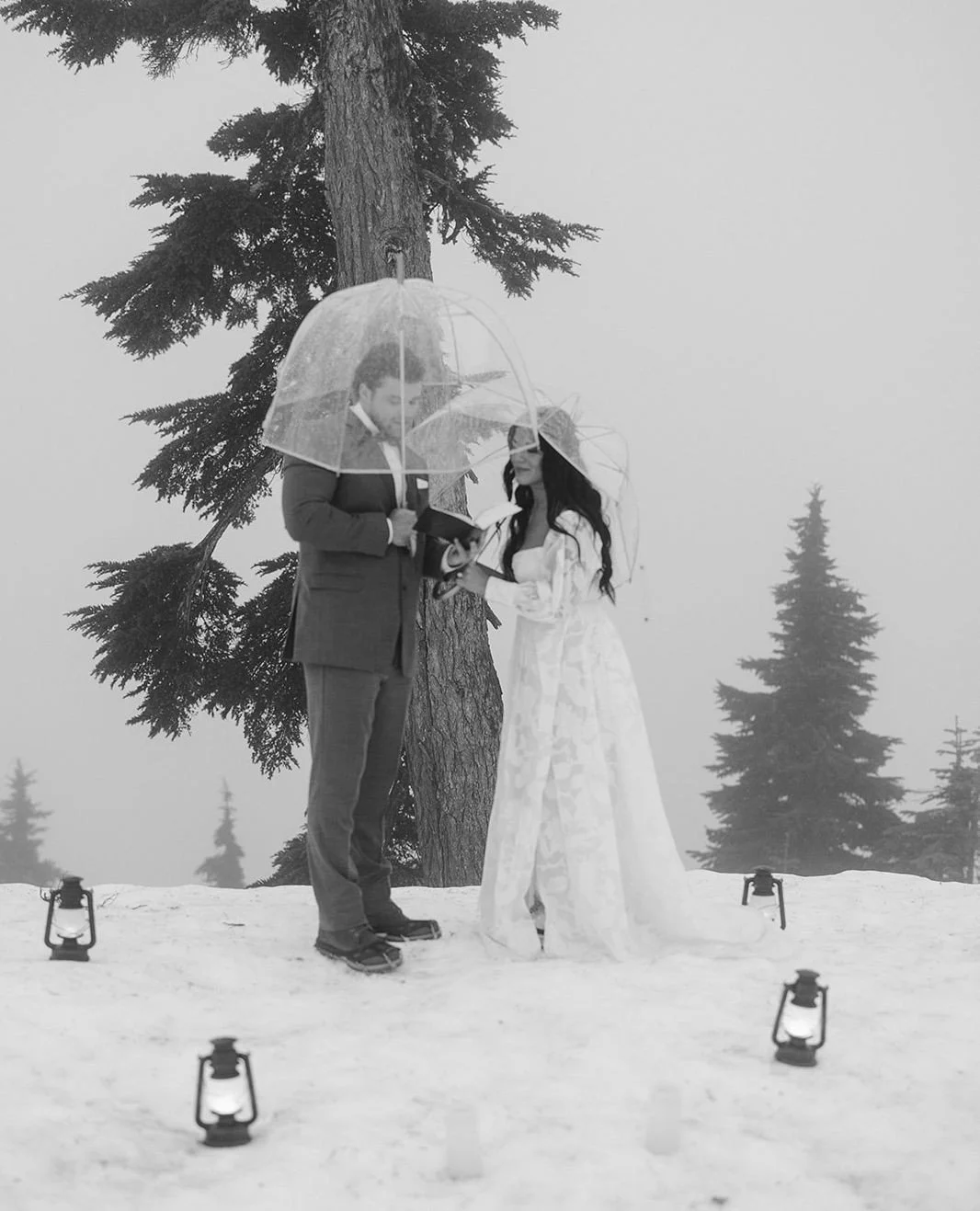 Based on some of the photos from this elopement, you would think that this was taken at North Cascades National park in the winter! You will be sure to know that this took place at the end of June! Because North Cascades are some of our most northern