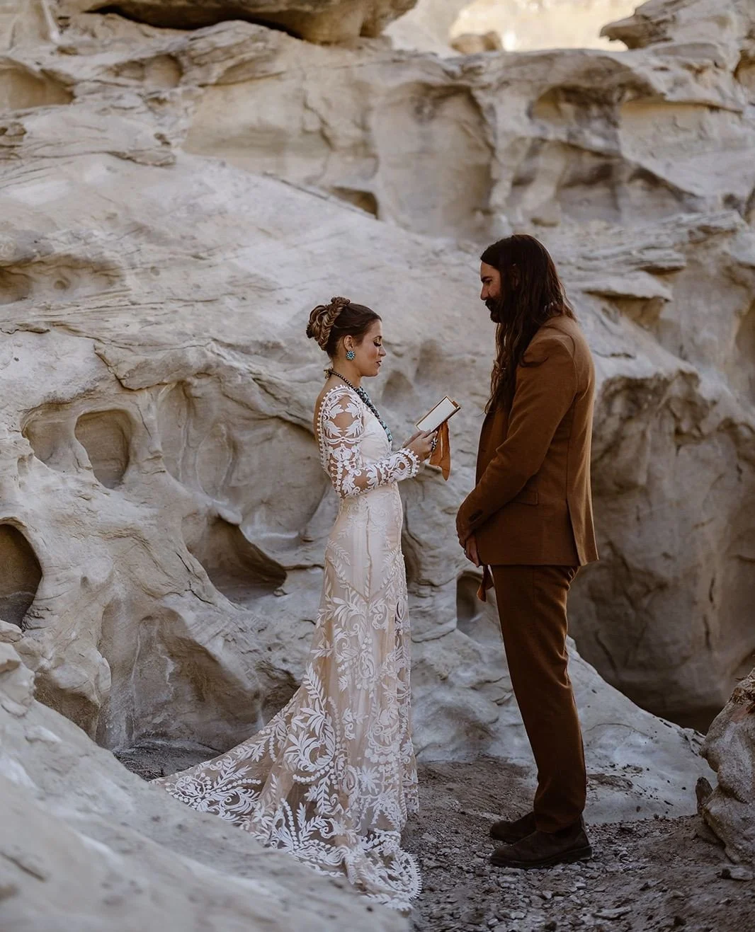 I love private vow readings. I know. You&rsquo;re surprised that the elopement photographer loves an intimate moment. Shocking. Private vow readings are one of the handful of moments that you and your partner will have together on your wedding day th