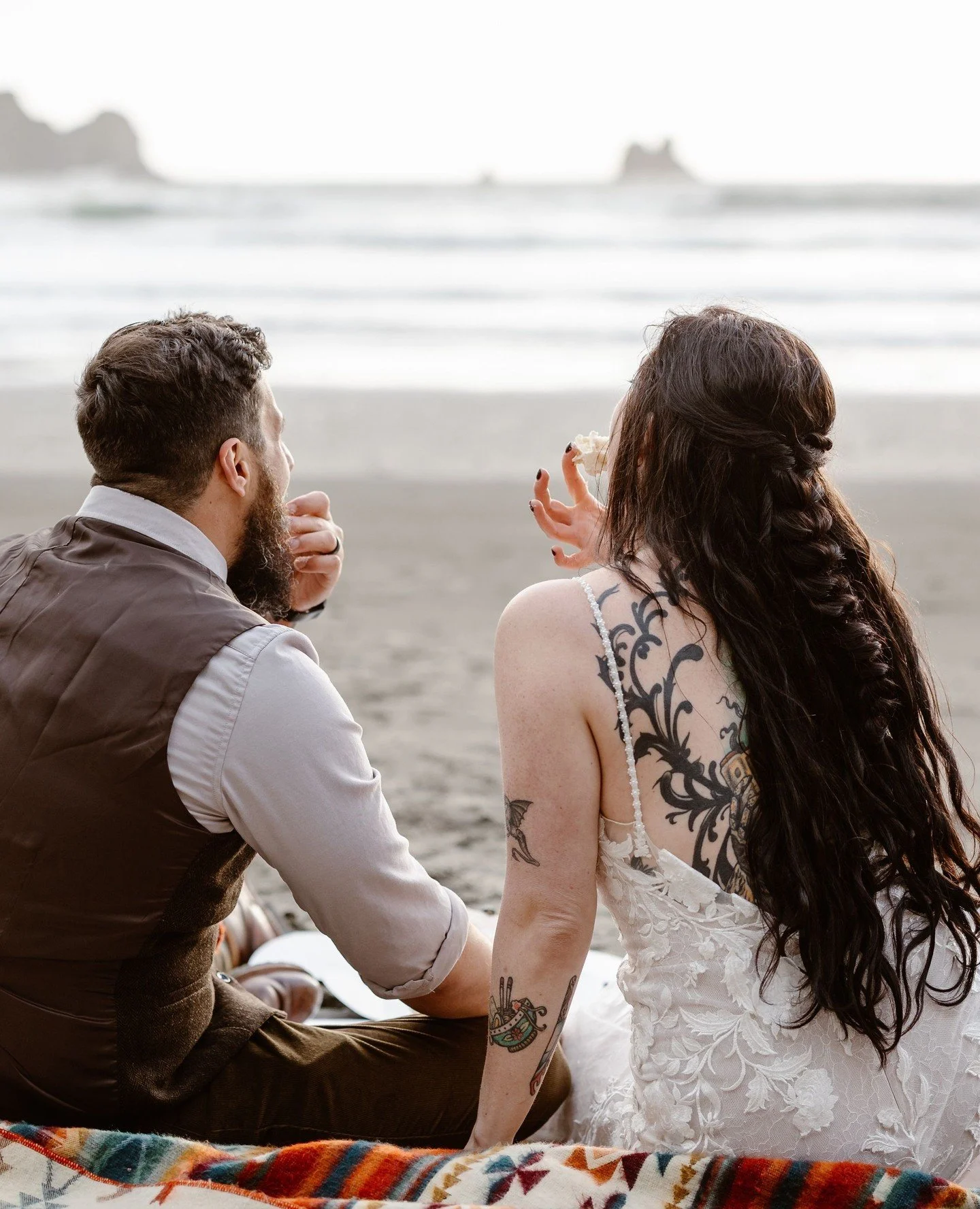 Just because you&rsquo;re eloping doesn&rsquo;t mean that you have to leave the cake at home. In fact, this is one of the easiest wedding traditions to bring with you into your elopement day. The bonus is, you can buy a regular cake since it&rsquo;s 