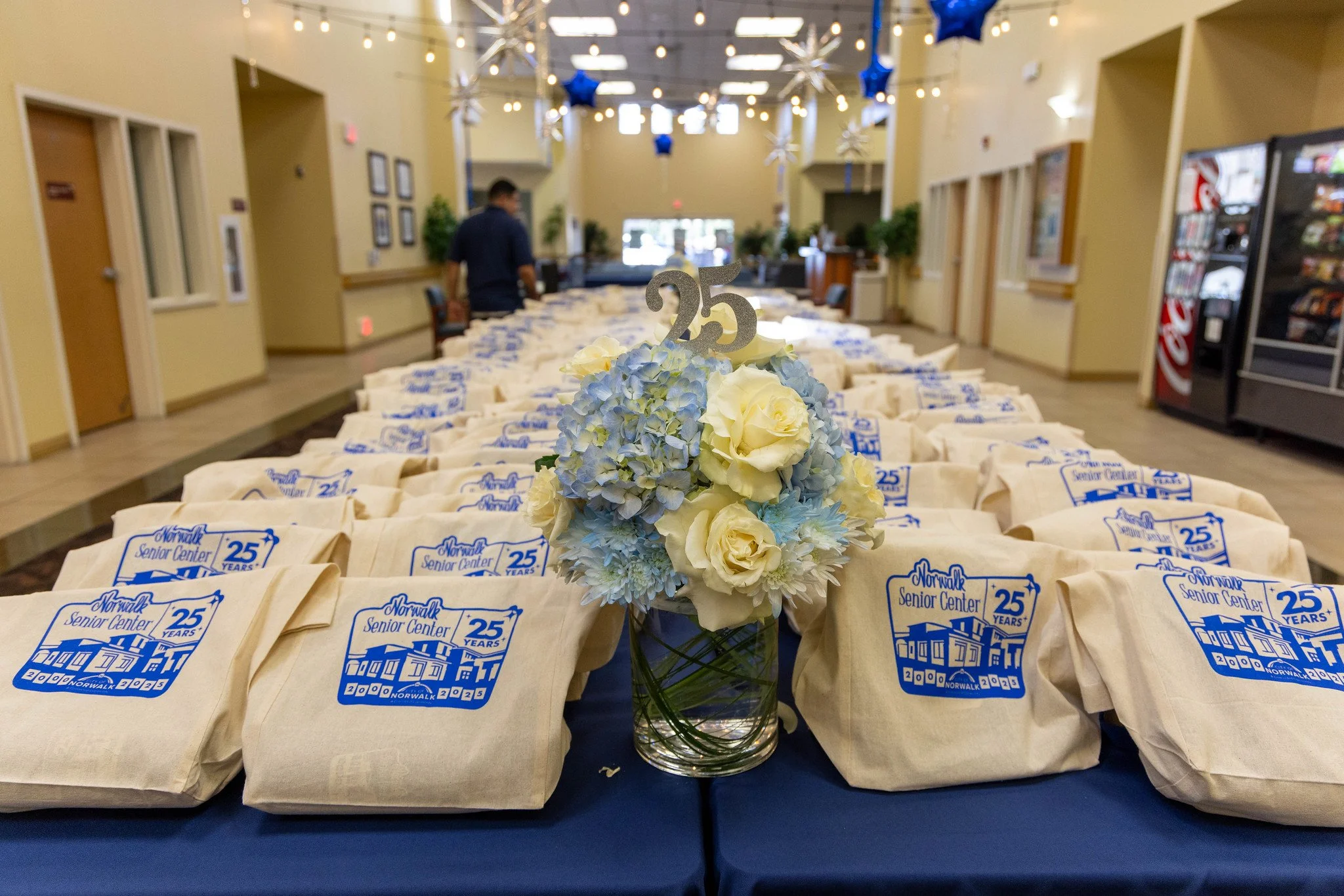 Overview of 25th Anniversary Swag Bags