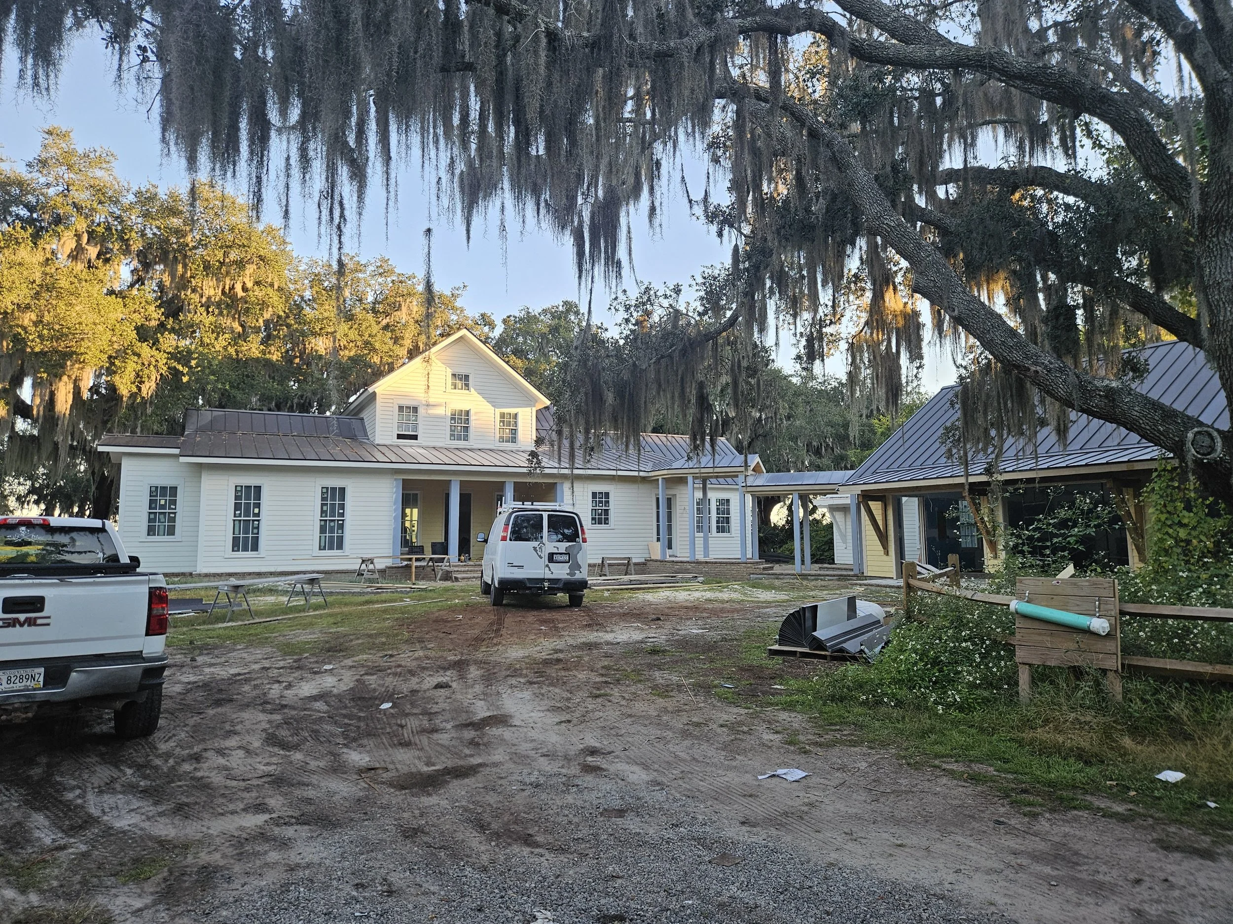 Pigeon Point, Beaufort, SC new house construction