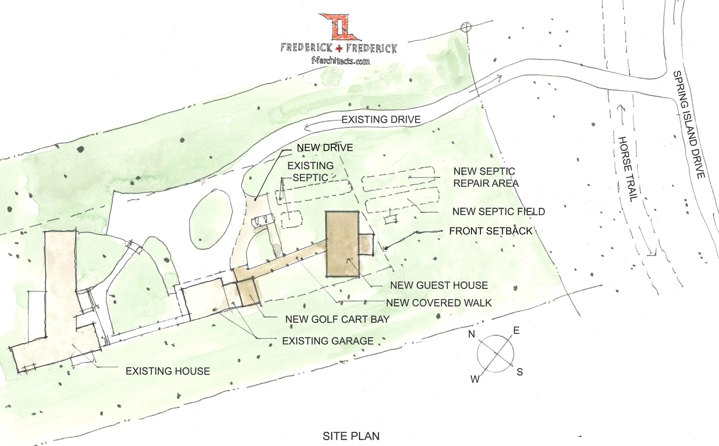 site plan drawing spring island south carolina
