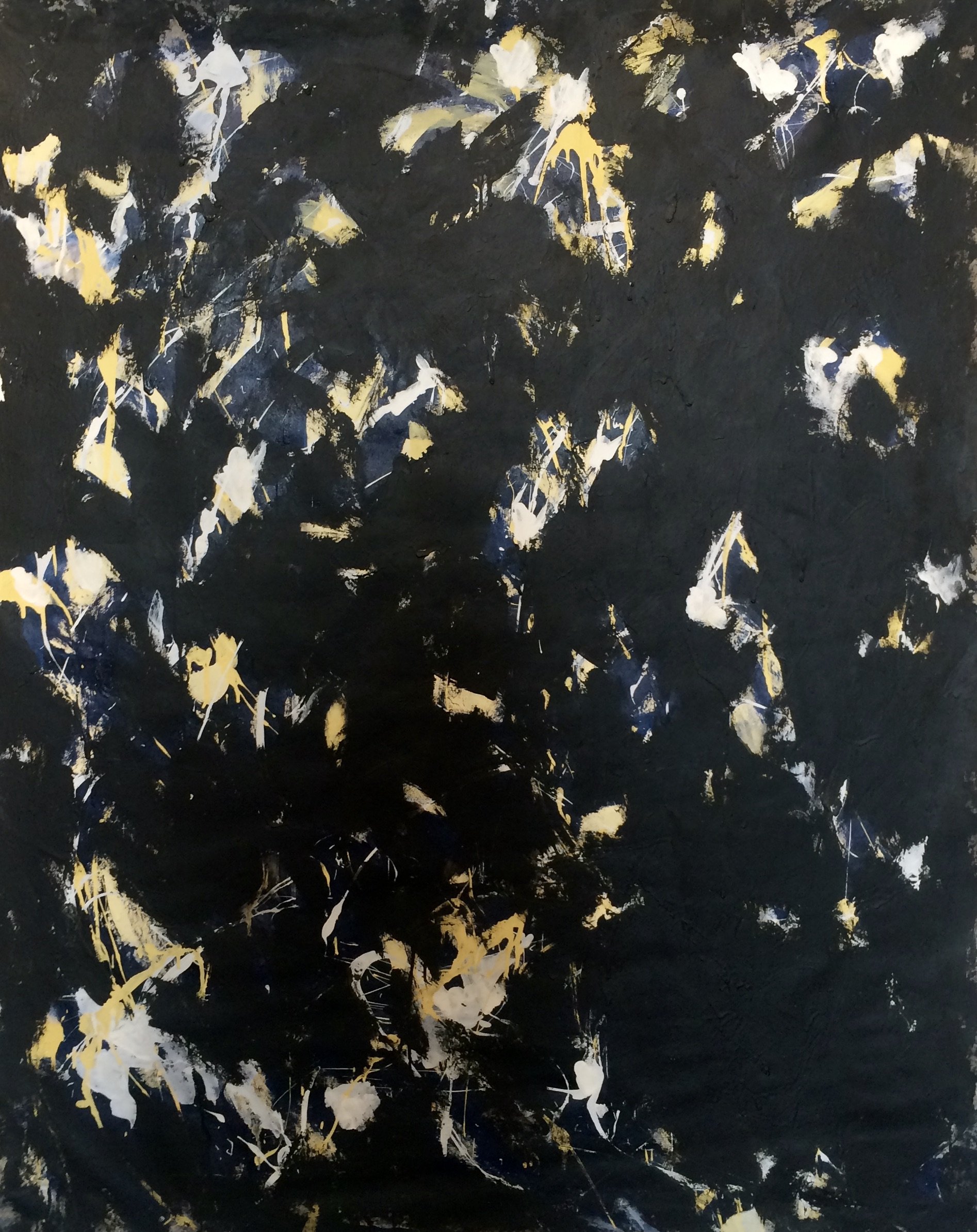 meteors, 40x60 in.
