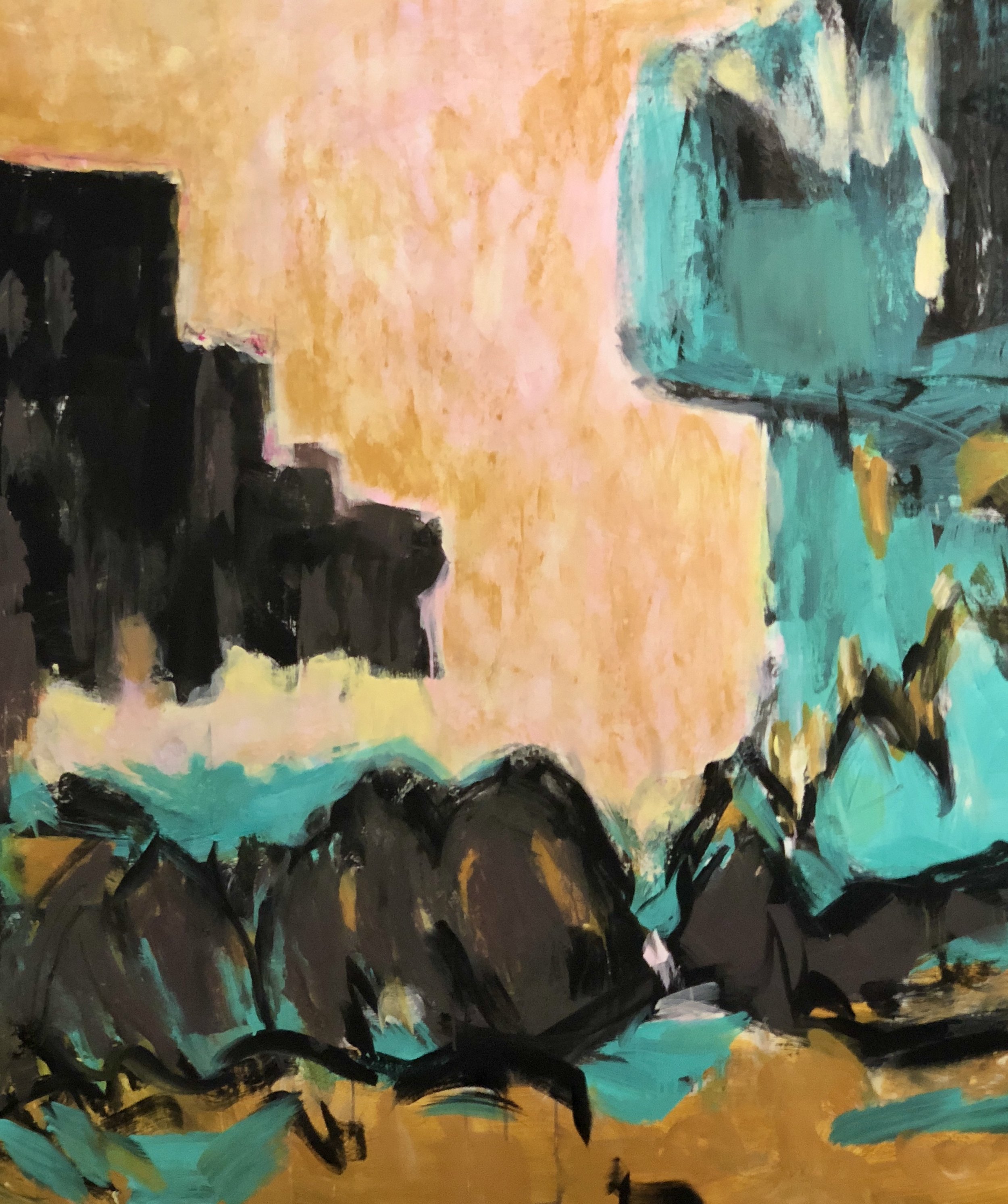 sunset citou, 50x60 in.