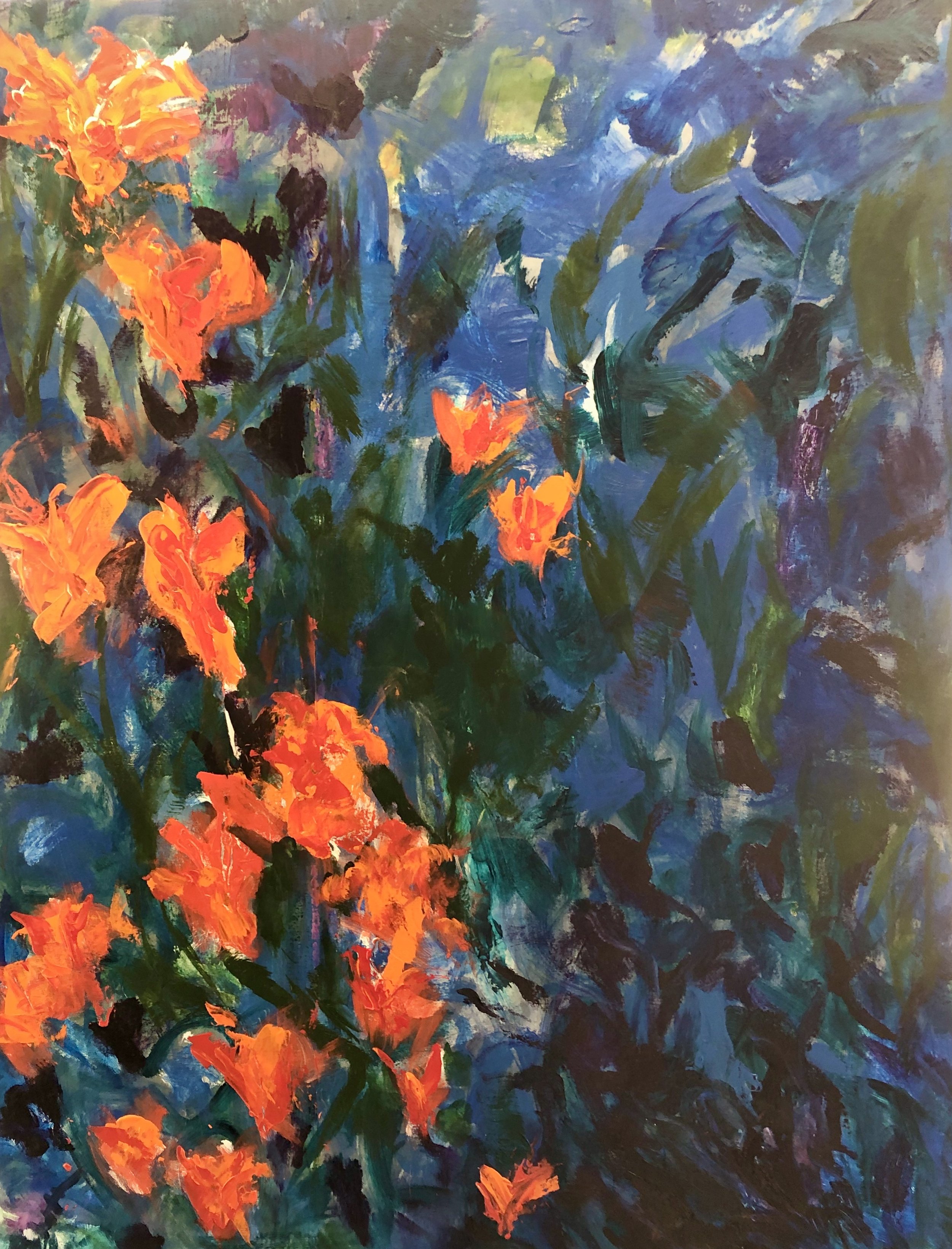 orange, 30x40 in.
