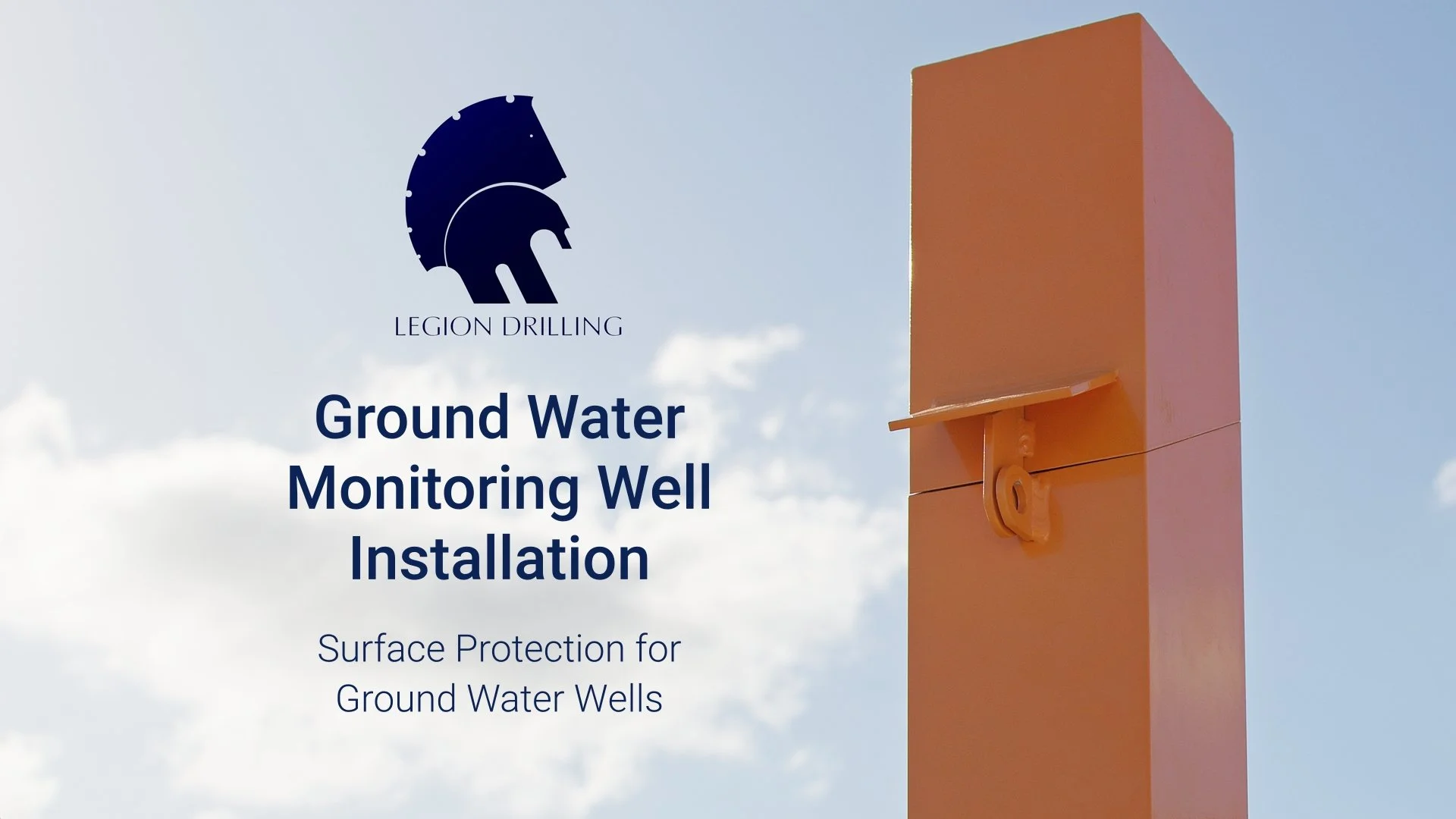 Monument protection for groundwater monitoring well