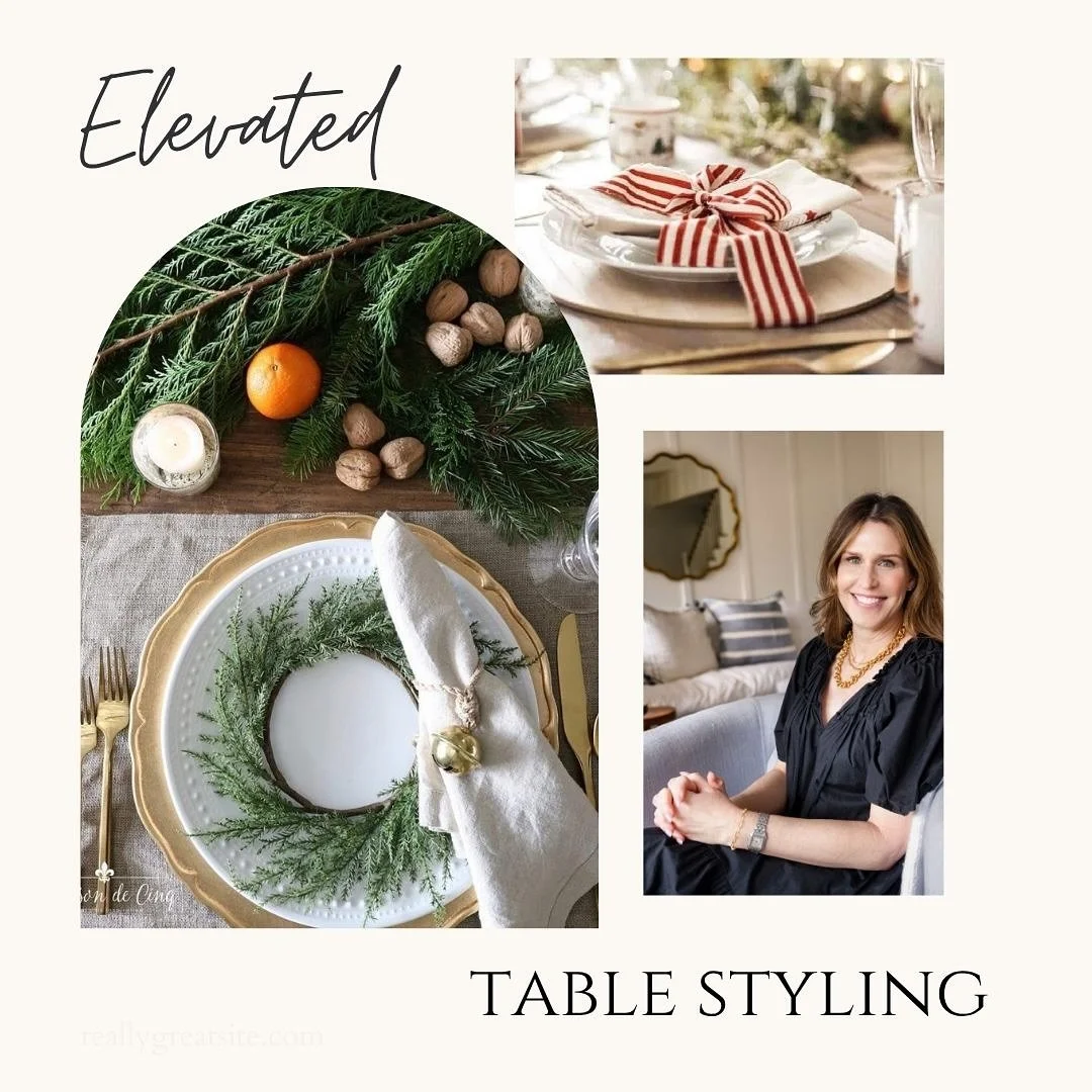 Holiday Tablescapes Workshop Announcement!

Ready to elevate your hosting and tablescape style just in time for the holidays? Join Jocelyn of Jocelyn Stuart Style and Jen of FloraWood for an intimate, creative morning in the stunning setting of L&rsq