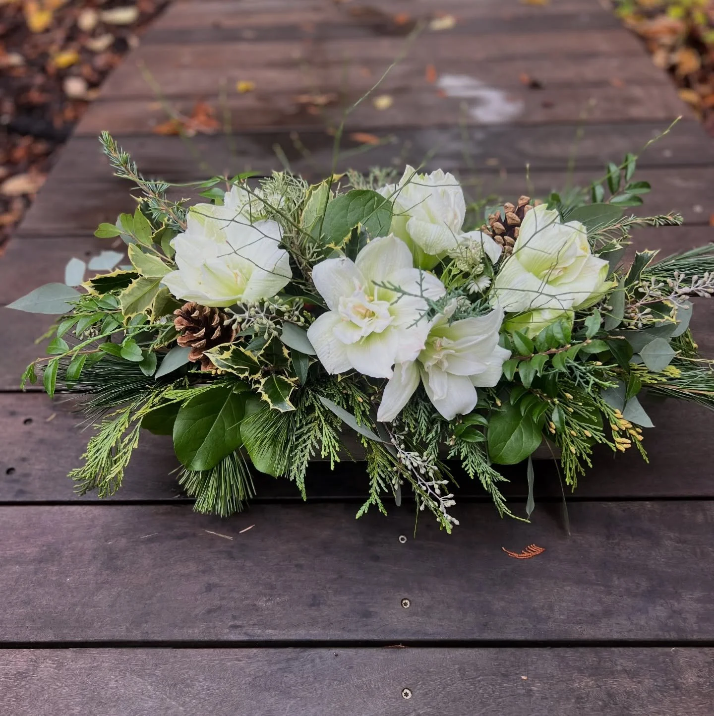 Holiday orders are closed. 🤍 It&rsquo;s been a crazy two weeks of hosting 5 workshops, filling orders, and doing holiday installations for clients. I love my work, but the added stress this year was heavy.

My father-in-law, whom I have known for 32