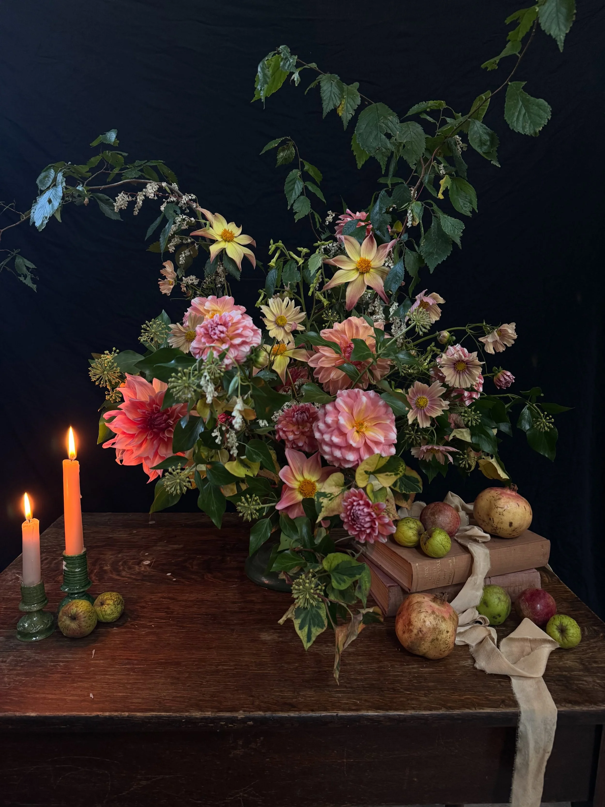 Taking a little trip down memory lane from two years ago&hellip; I had the pleasure of attending a floral artist retreat with Emily Avenson (@fleuropean) in the land of castles, rolling green hills, and rainbows. Sweet dreams really are made of this!